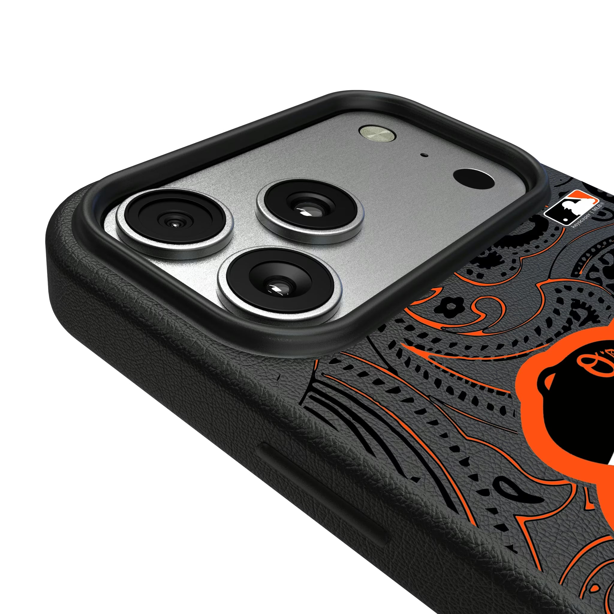 Baltimore Orioles Paisley iPhone MagSafe Compatible Phone Case for Apple iPhone - Detail#Device_iPhone 17 Pro Max