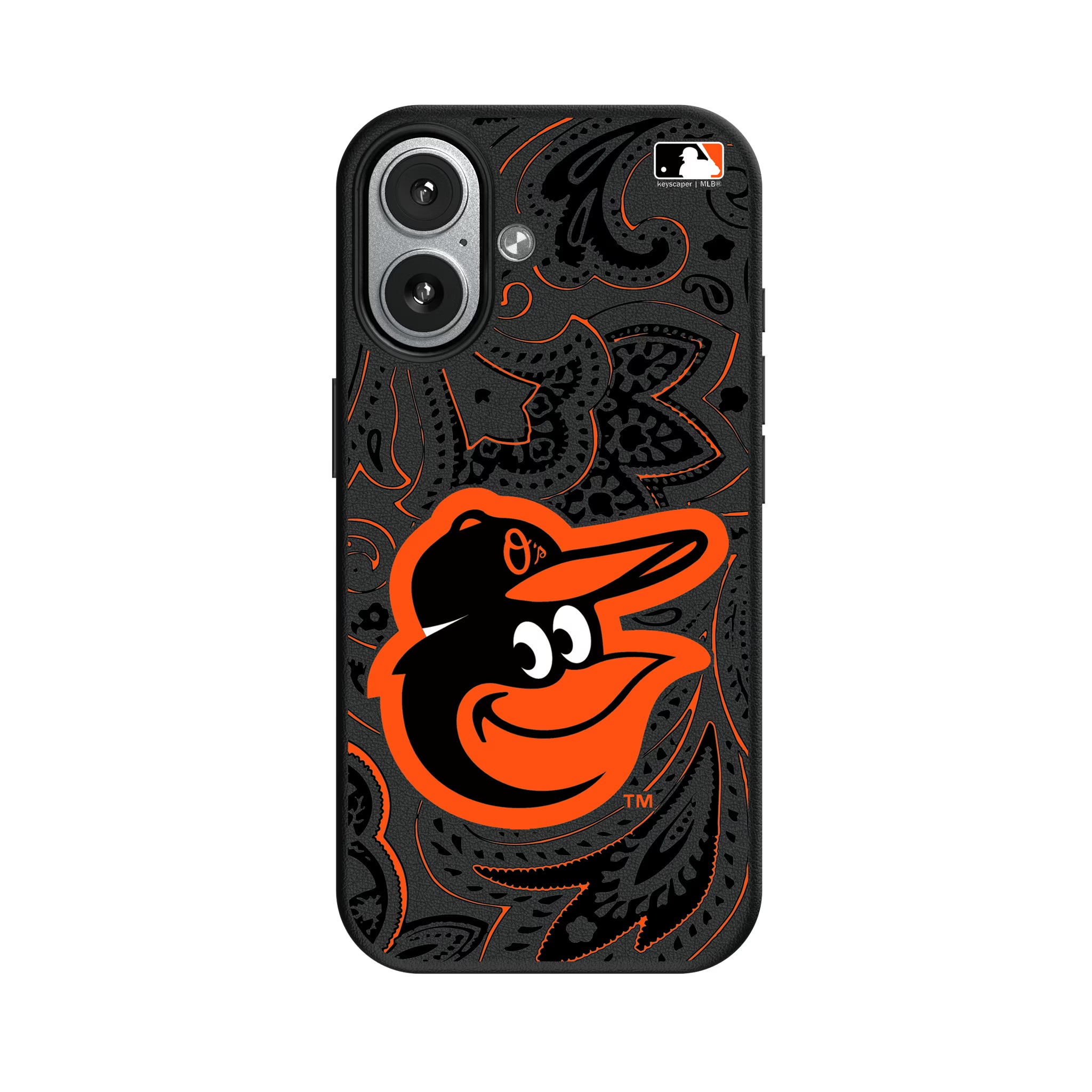 Baltimore Orioles Paisley iPhone MagSafe Compatible Phone Case for Apple iPhone#Device_iPhone 17