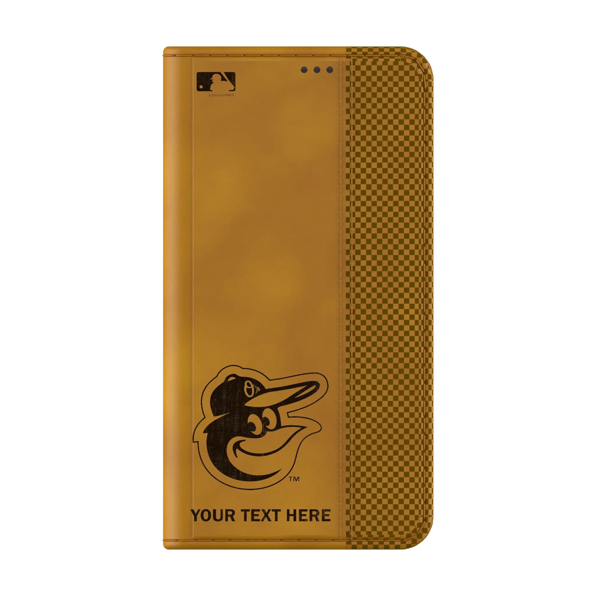 Baltimore Orioles Personalized Burn Galaxy Folio Phone Case for Samsung Galaxy