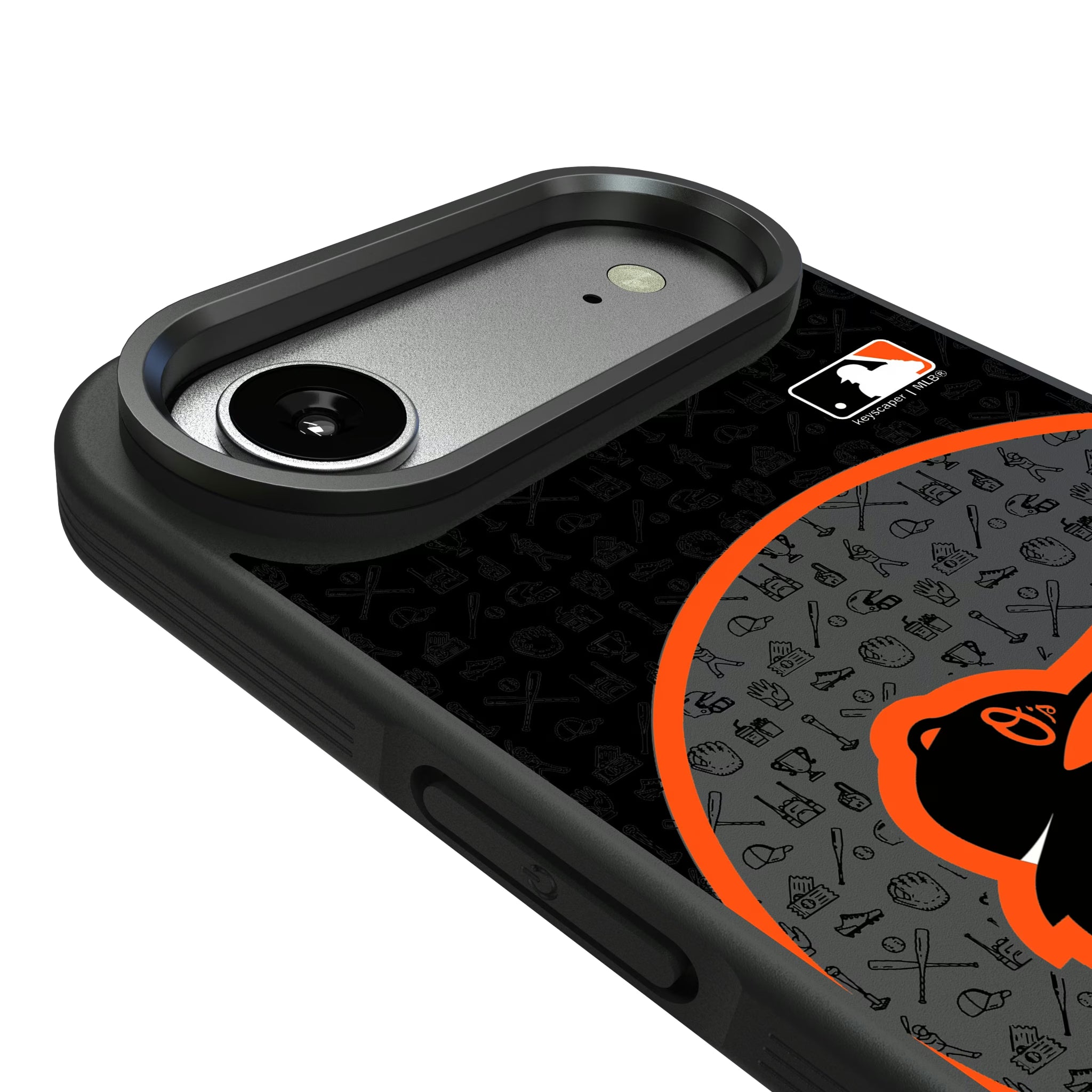 Baltimore Orioles Personalized Circle iPhone Bump Phone Case for Apple iPhone - Detail#Device_iPhone Air
