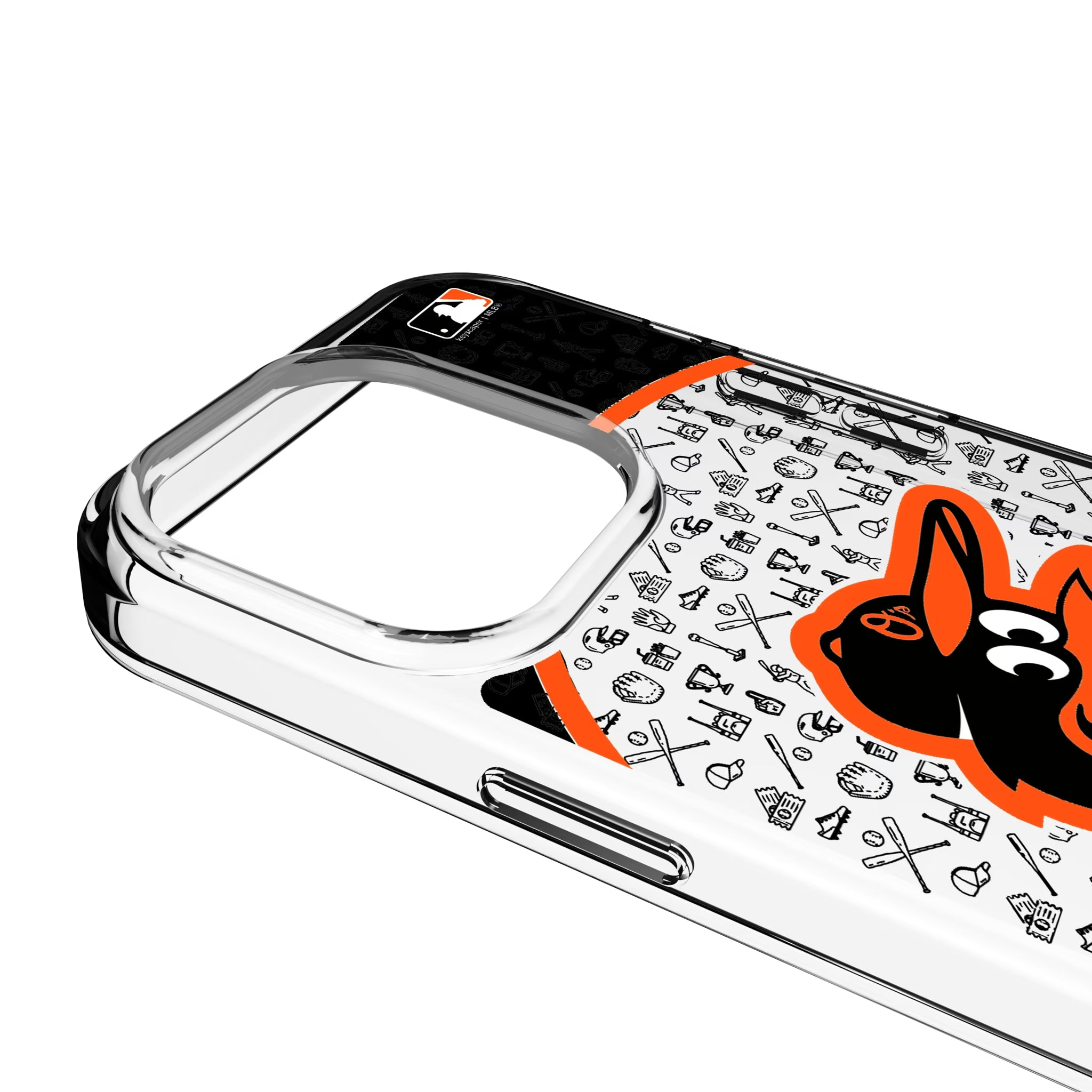 Baltimore Orioles Personalized Circle iPhone Clear Phone Case for Apple iPhone - Detail