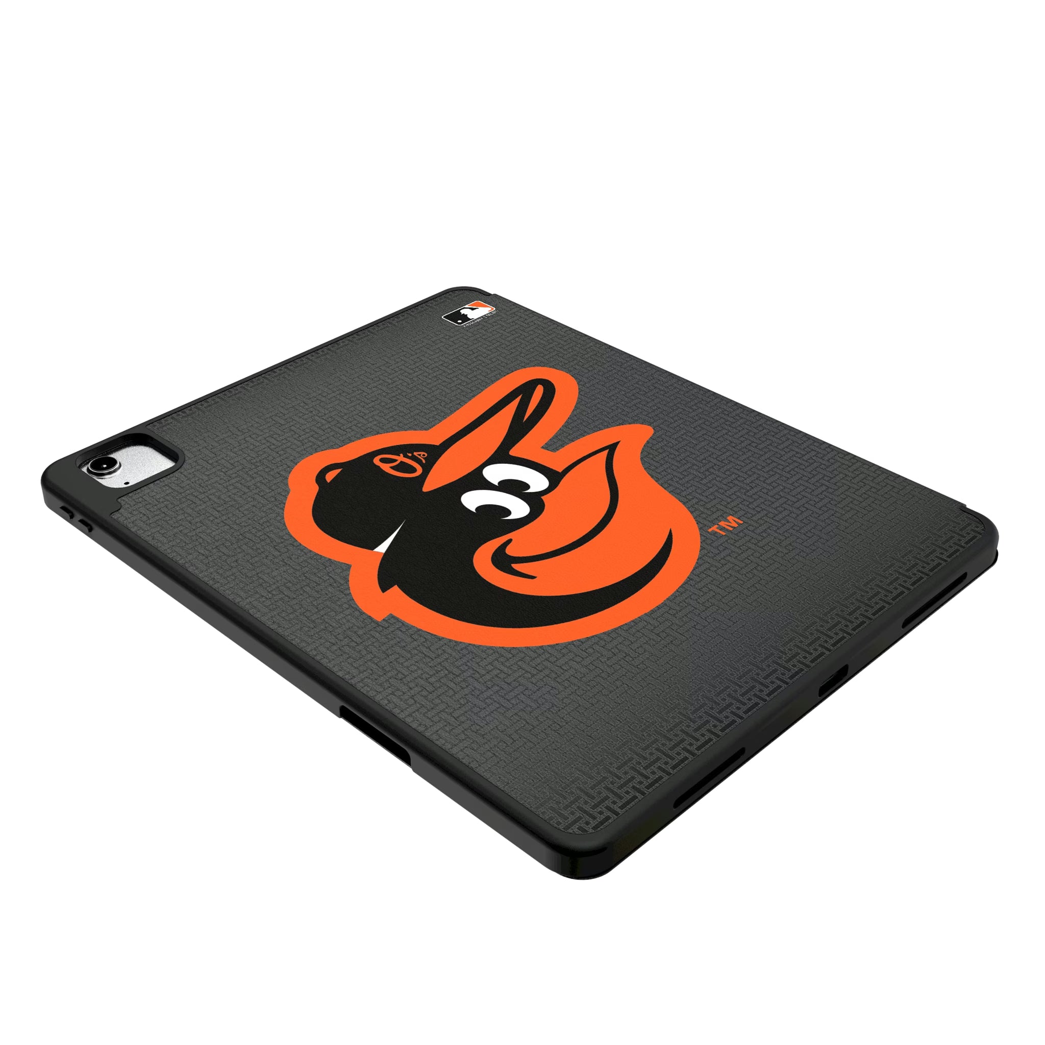 Baltimore Orioles Personalized Linen iPad Tablet Case for Apple iPad - Isometric View