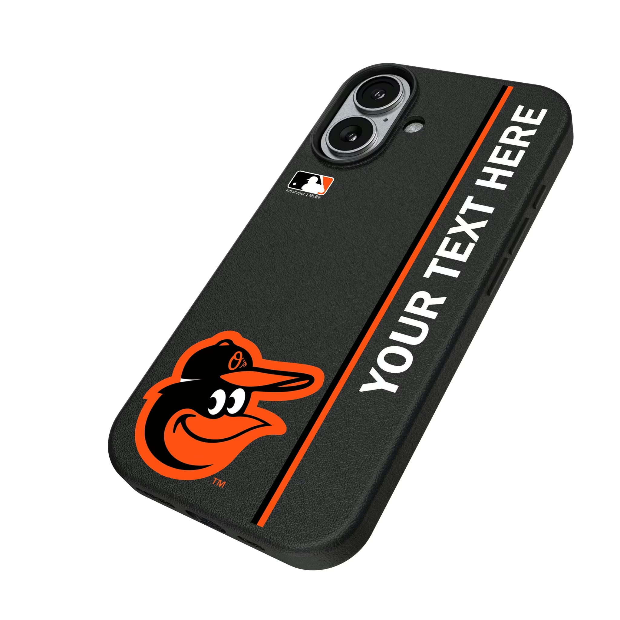 Baltimore Orioles Personalized Sidebard iPhone MagSafe Compatible Phone Case for Apple iPhone - Isometric View#Device_iPhone 17