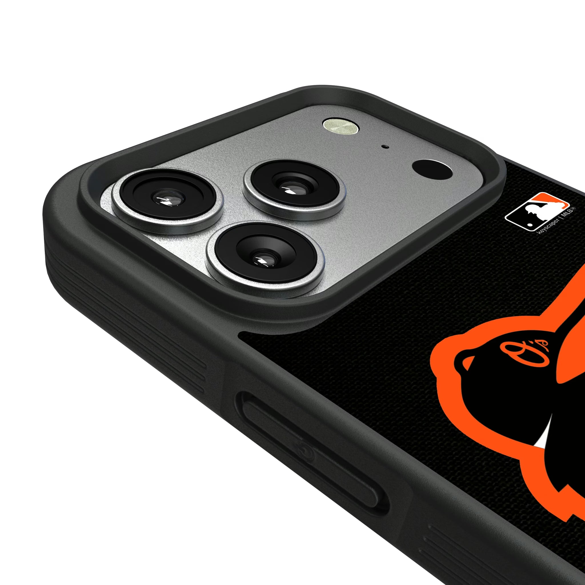 Baltimore Orioles Personalized Stripe iPhone Bump Phone Case for Apple iPhone - Detail#Device_iPhone 17 Pro