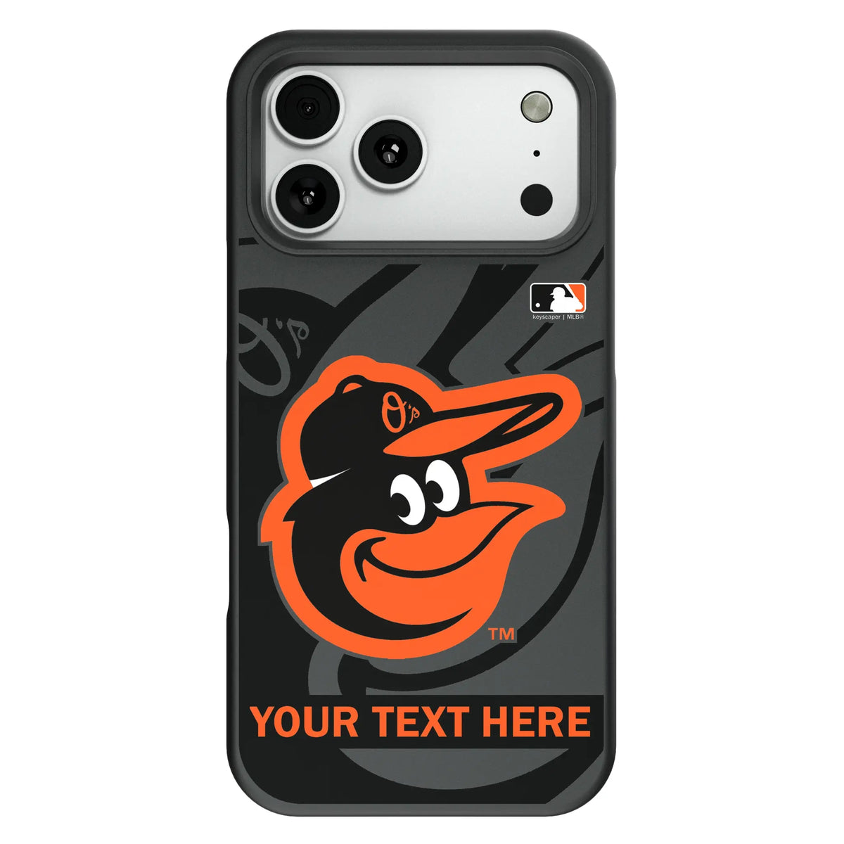 Baltimore Orioles Personalized Tilt Bump Phone Case for Apple iPhone