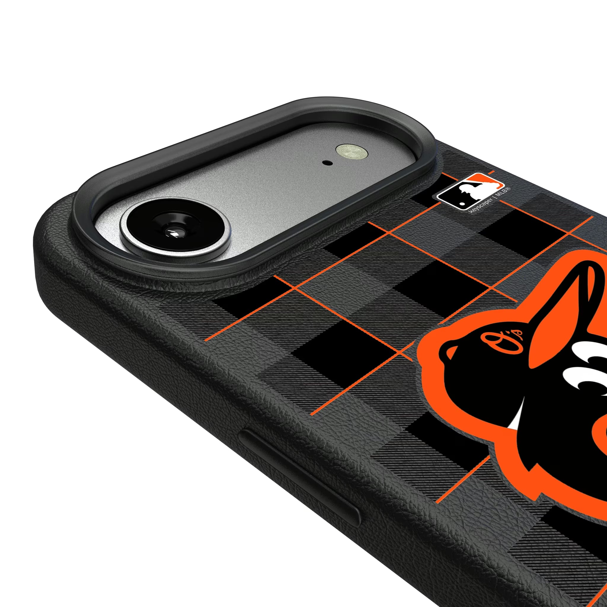 Baltimore Orioles Plaid iPhone MagSafe Compatible Phone Case for Apple iPhone - Detail#Device_iPhone Air
