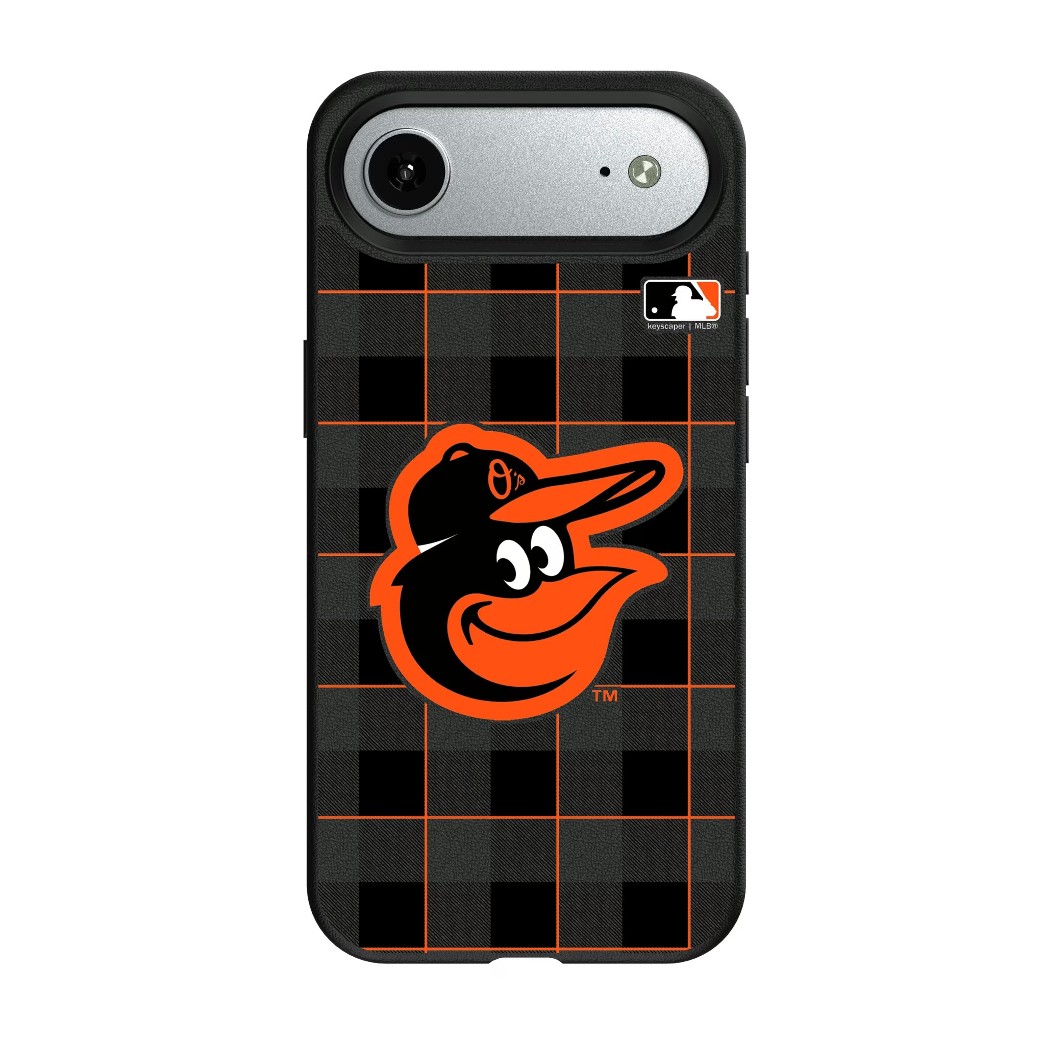 Baltimore Orioles Plaid iPhone MagSafe Compatible Phone Case for Apple iPhone#Device_iPhone Air