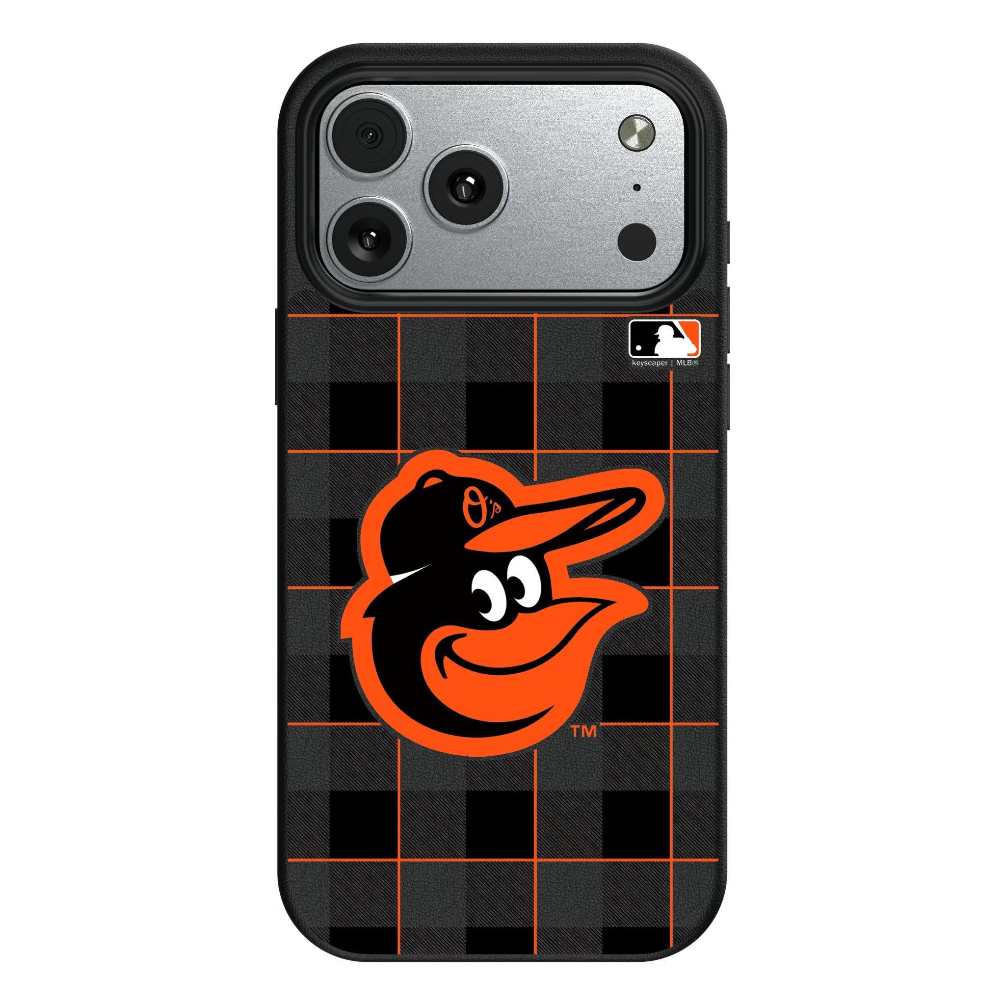 Baltimore Orioles Plaid iPhone MagSafe Compatible Phone Case for Apple iPhone#Device_iPhone 17 Pro Max