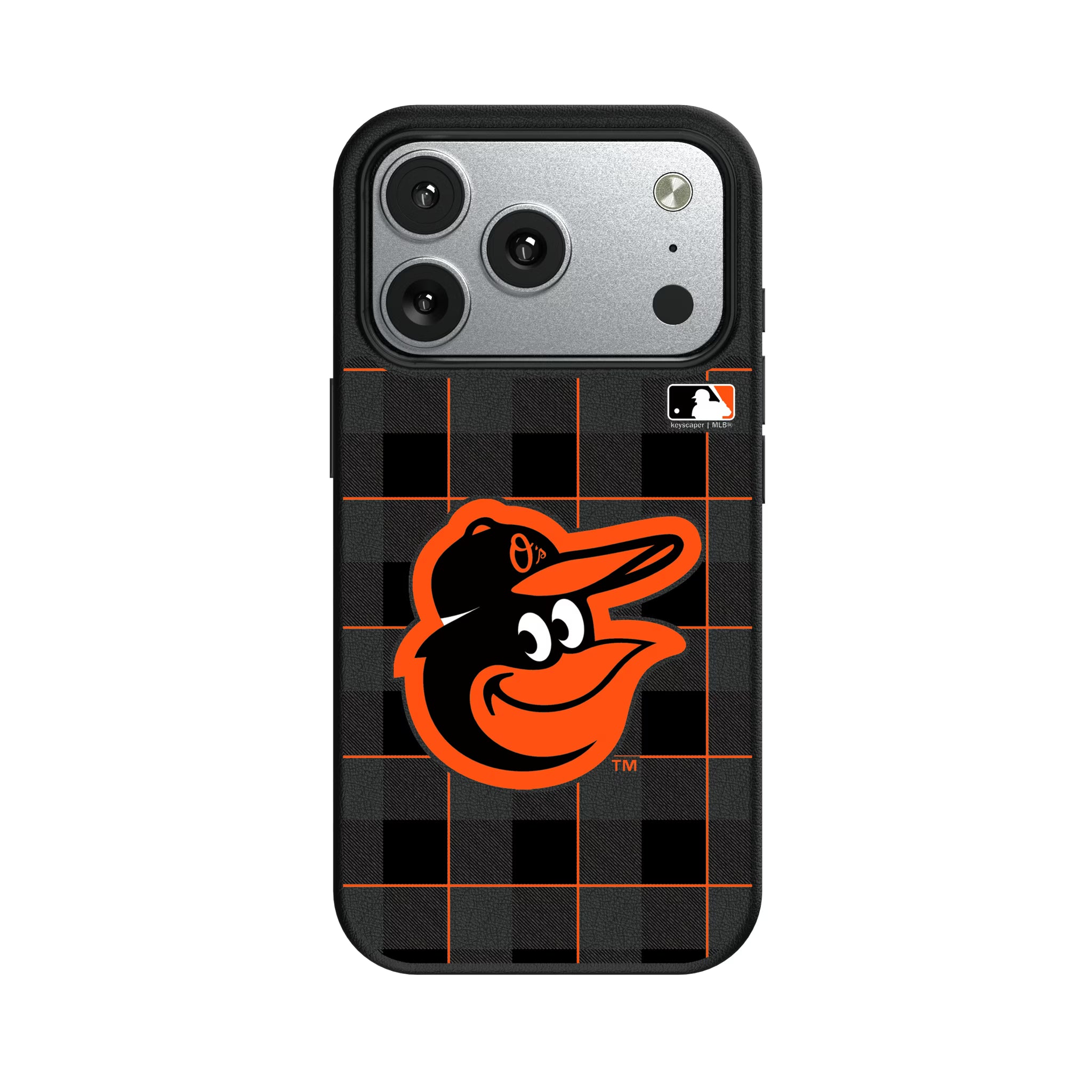 Baltimore Orioles Plaid iPhone MagSafe Compatible Phone Case for Apple iPhone#Device_iPhone 17 Pro