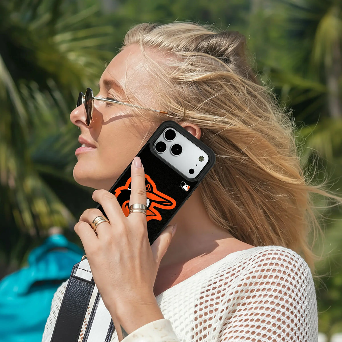 Baltimore Orioles Solid iPhone Bump Phone Case for Apple iPhone - Lifestyle#Device_iPhone 18 Pro Max