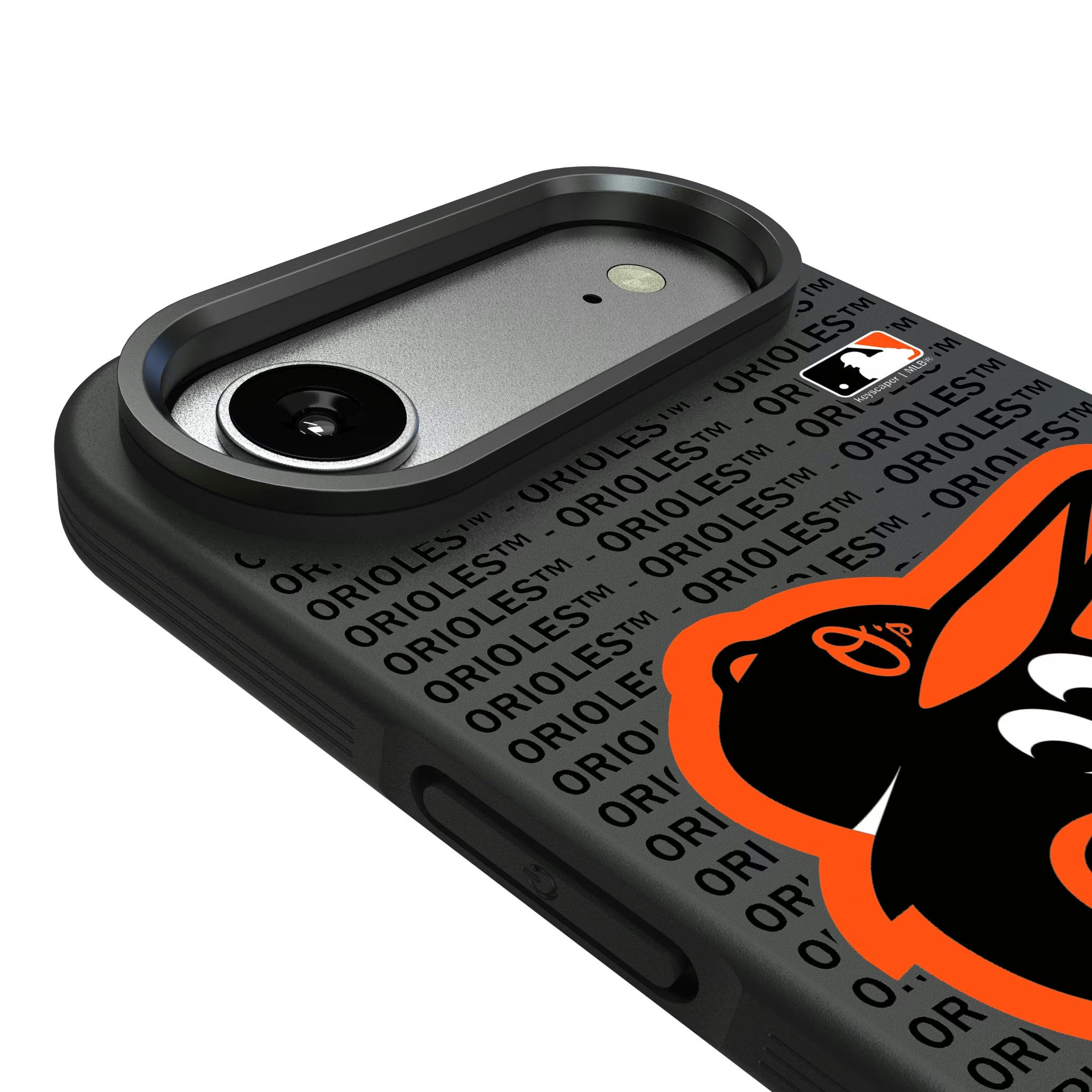 Baltimore Orioles Text Backdrop iPhone Bump Phone Case for Apple iPhone - Detail#Device_iPhone Air