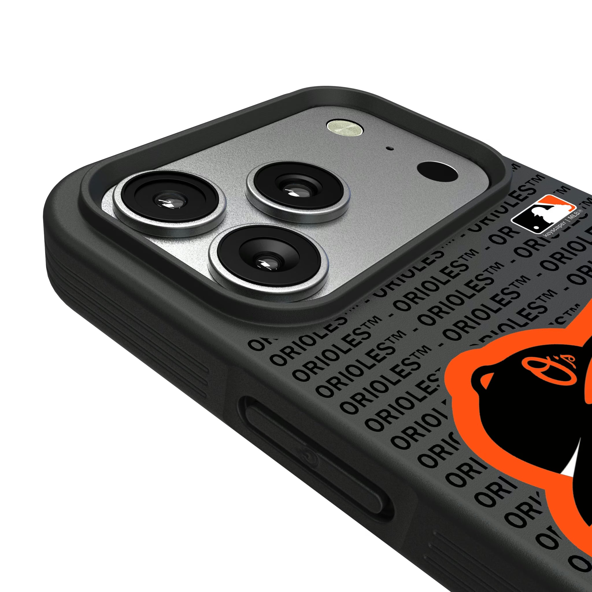 Baltimore Orioles Text Backdrop iPhone Bump Phone Case for Apple iPhone - Detail#Device_iPhone 17 Pro