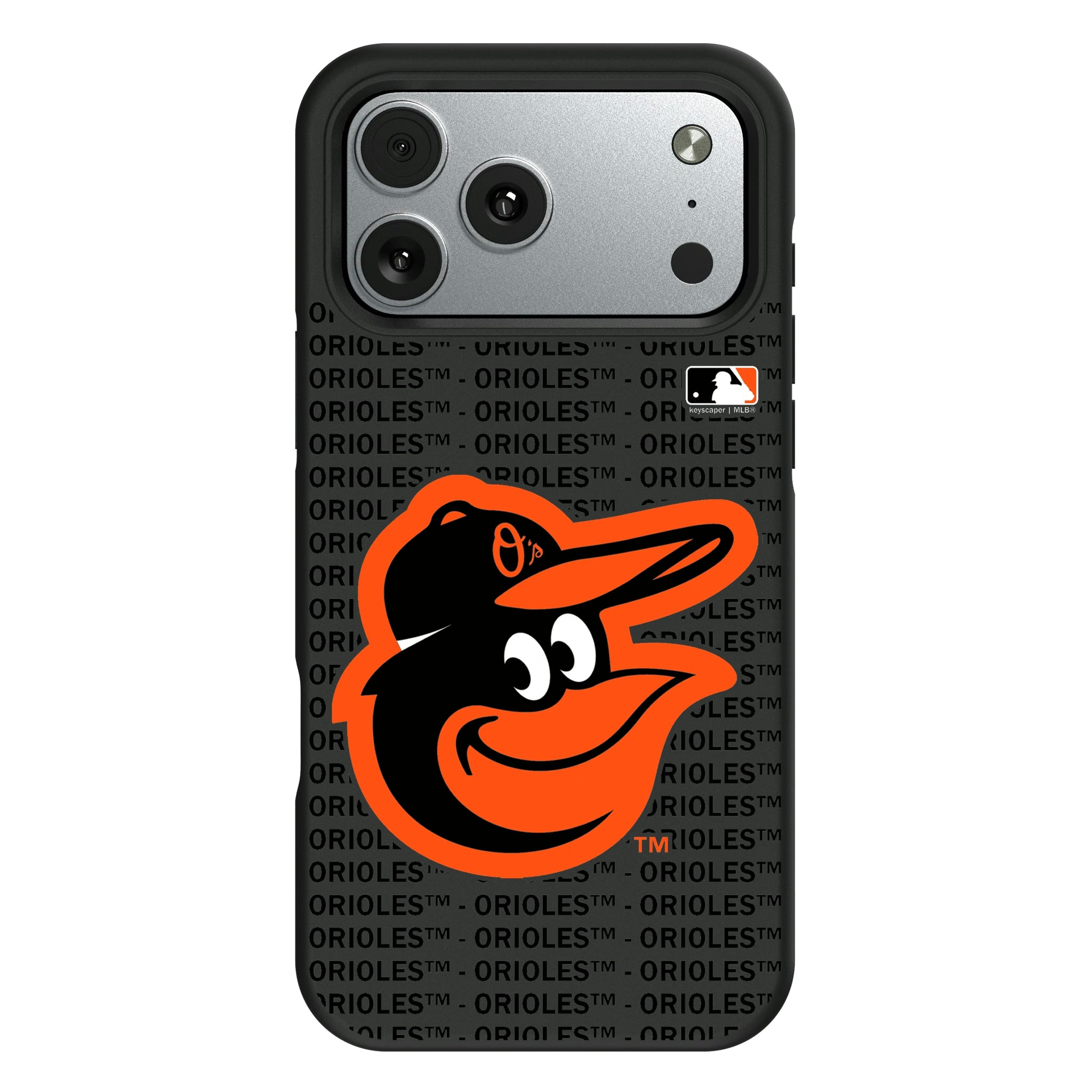 Baltimore Orioles Text Backdrop iPhone Bump Phone Case for Apple iPhone#Device_iPhone 17 Pro Max
