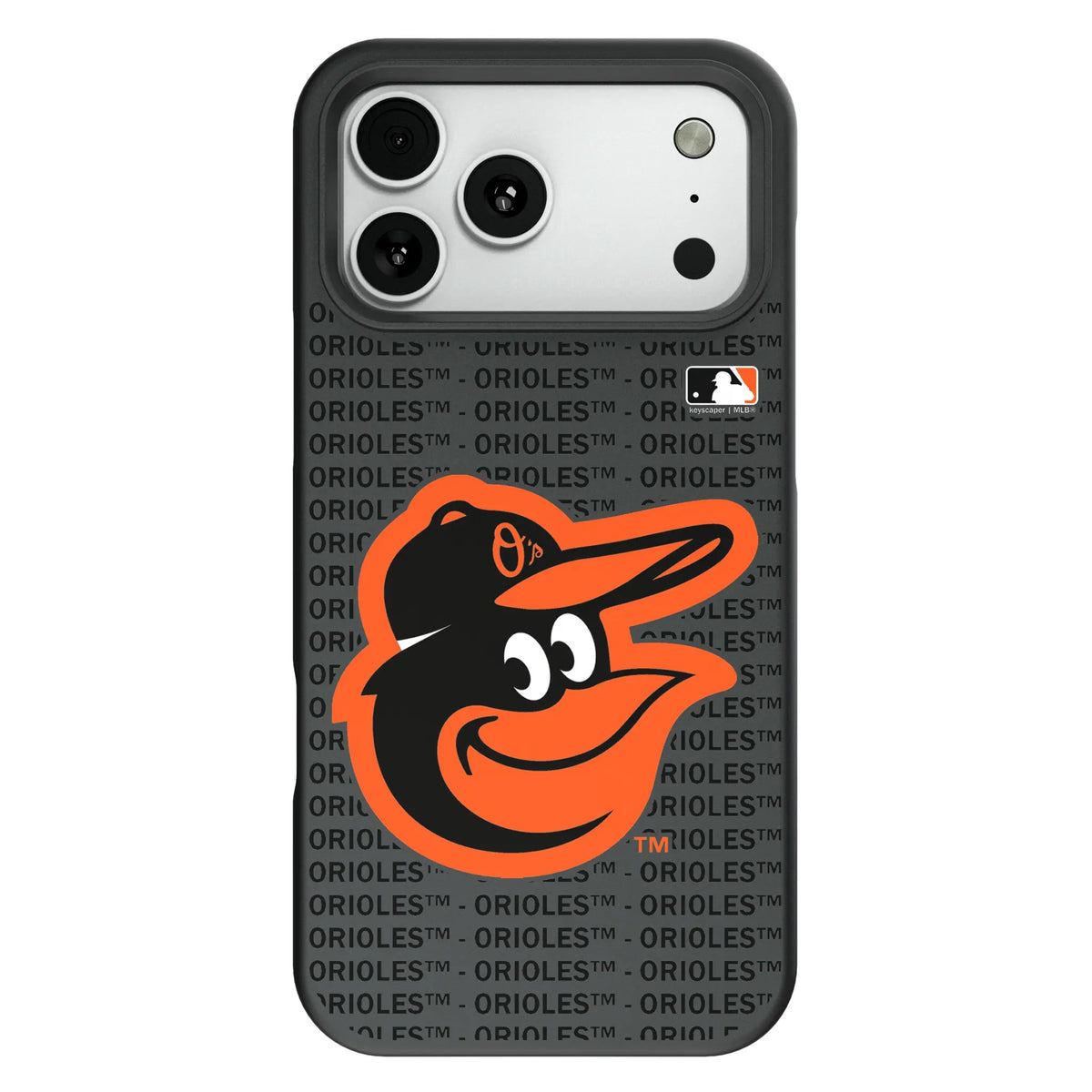 Baltimore Orioles Text Backdrop Bump Phone Case for Apple iPhone