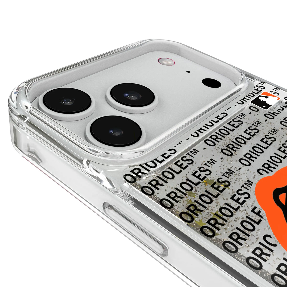 Baltimore Orioles Text Backdrop iPhone Glitter Phone Case for Apple iPhone - Detail#Device_iPhone 18 Pro Max
