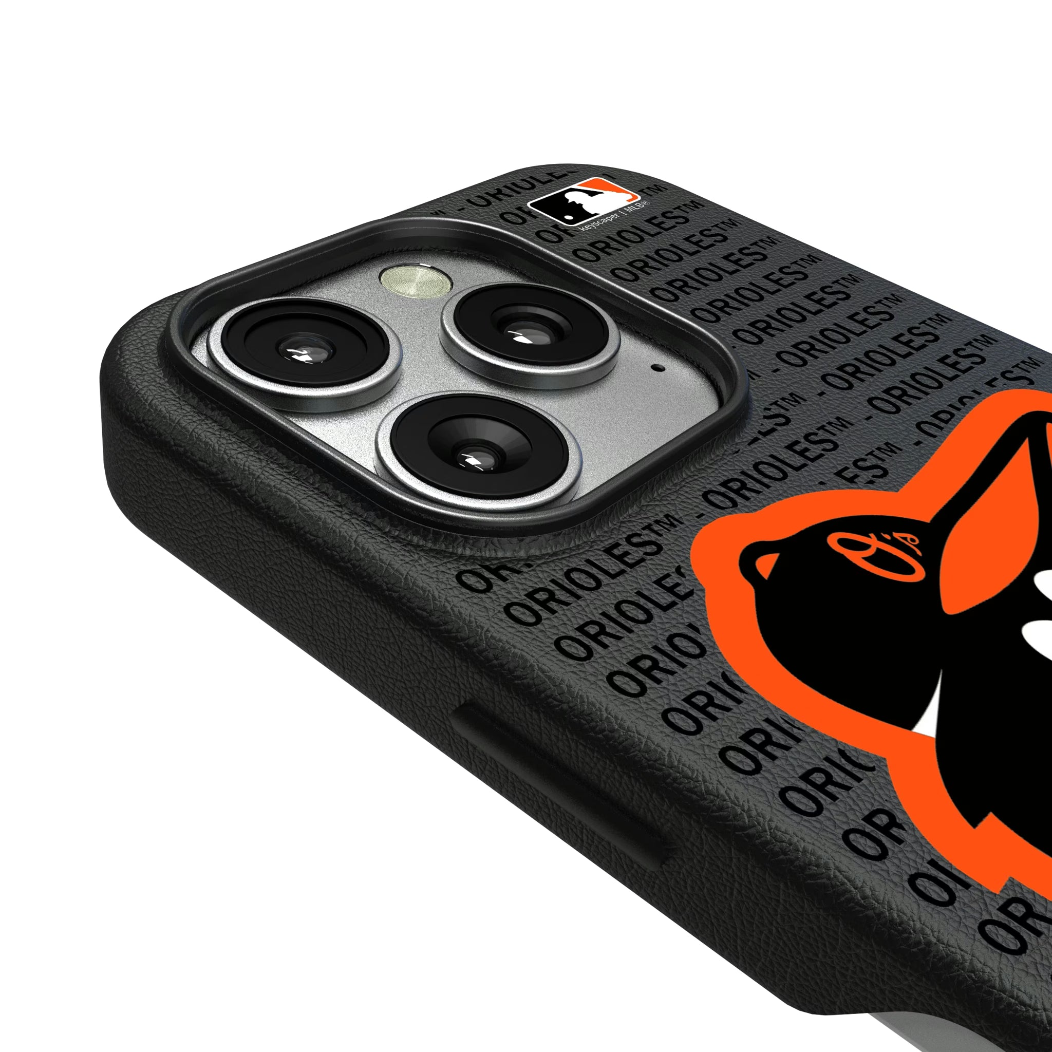 Baltimore Orioles Text Backdrop iPhone MagSafe Compatible Phone Case for Apple iPhone - Detail