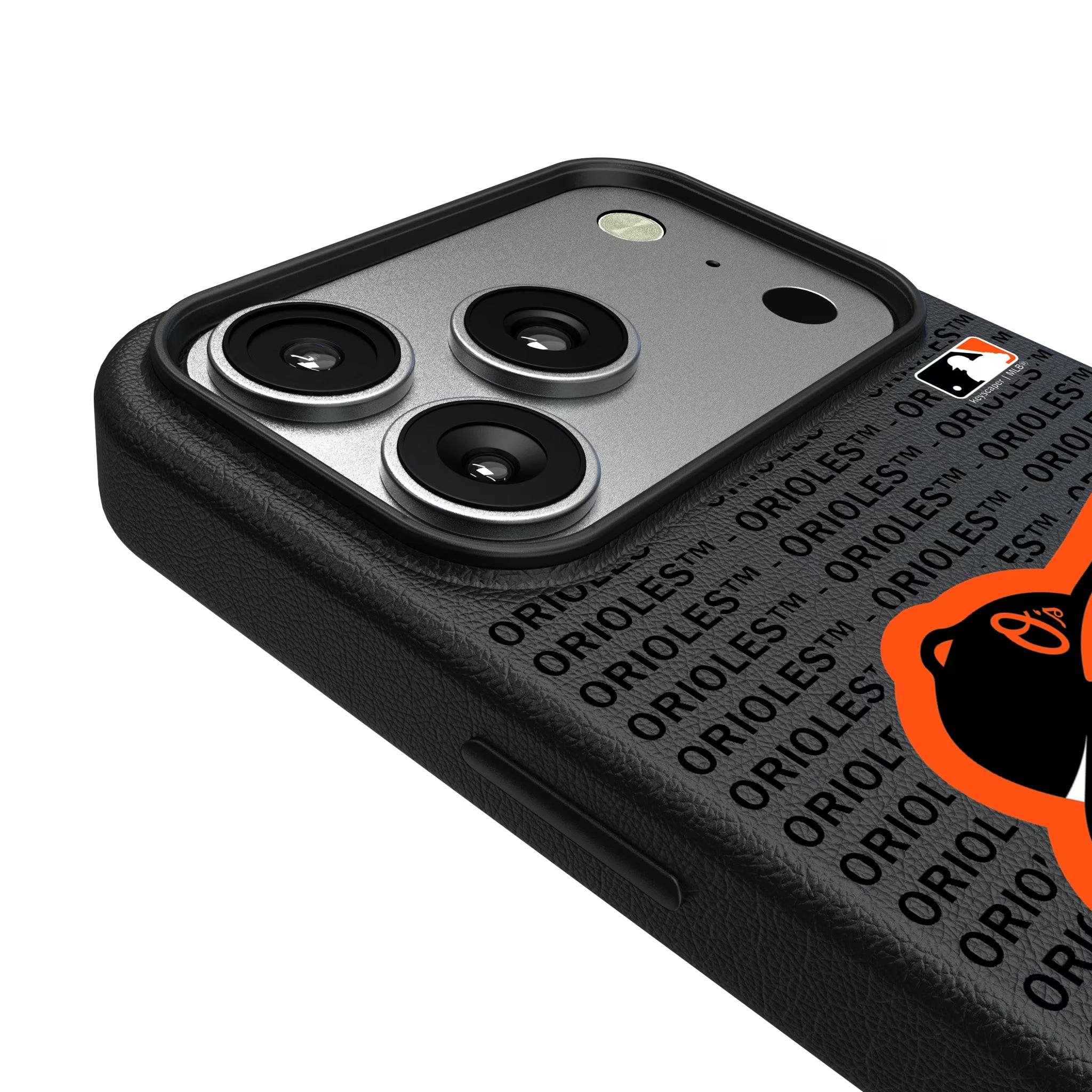 Baltimore Orioles Text Backdrop iPhone MagSafe Compatible Phone Case for Apple iPhone - Detail#Device_iPhone 17 Pro