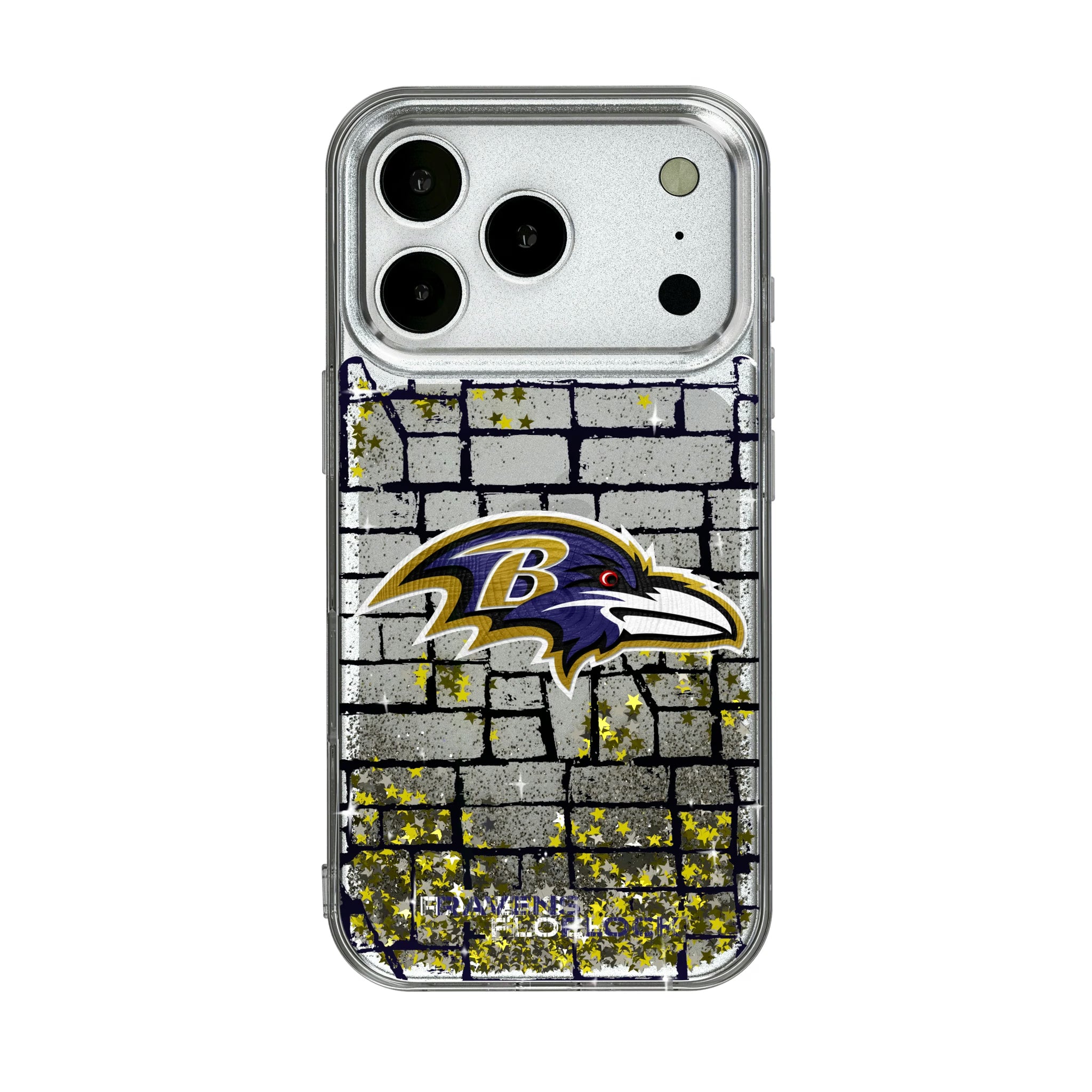 Baltimore Ravens Brick iPhone Glitter Phone Case for Apple iPhone