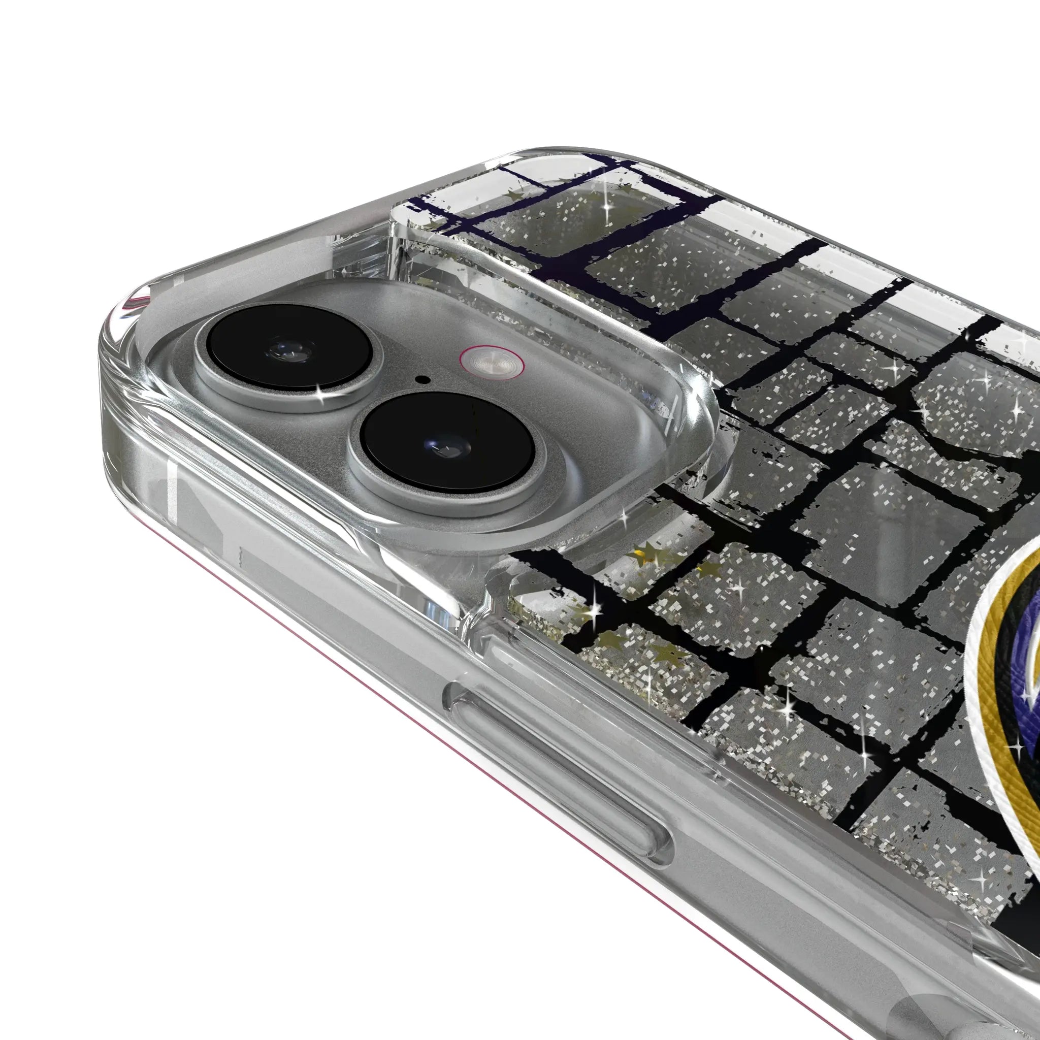 Baltimore Ravens Brick iPhone Glitter Phone Case for Apple iPhone - Detail