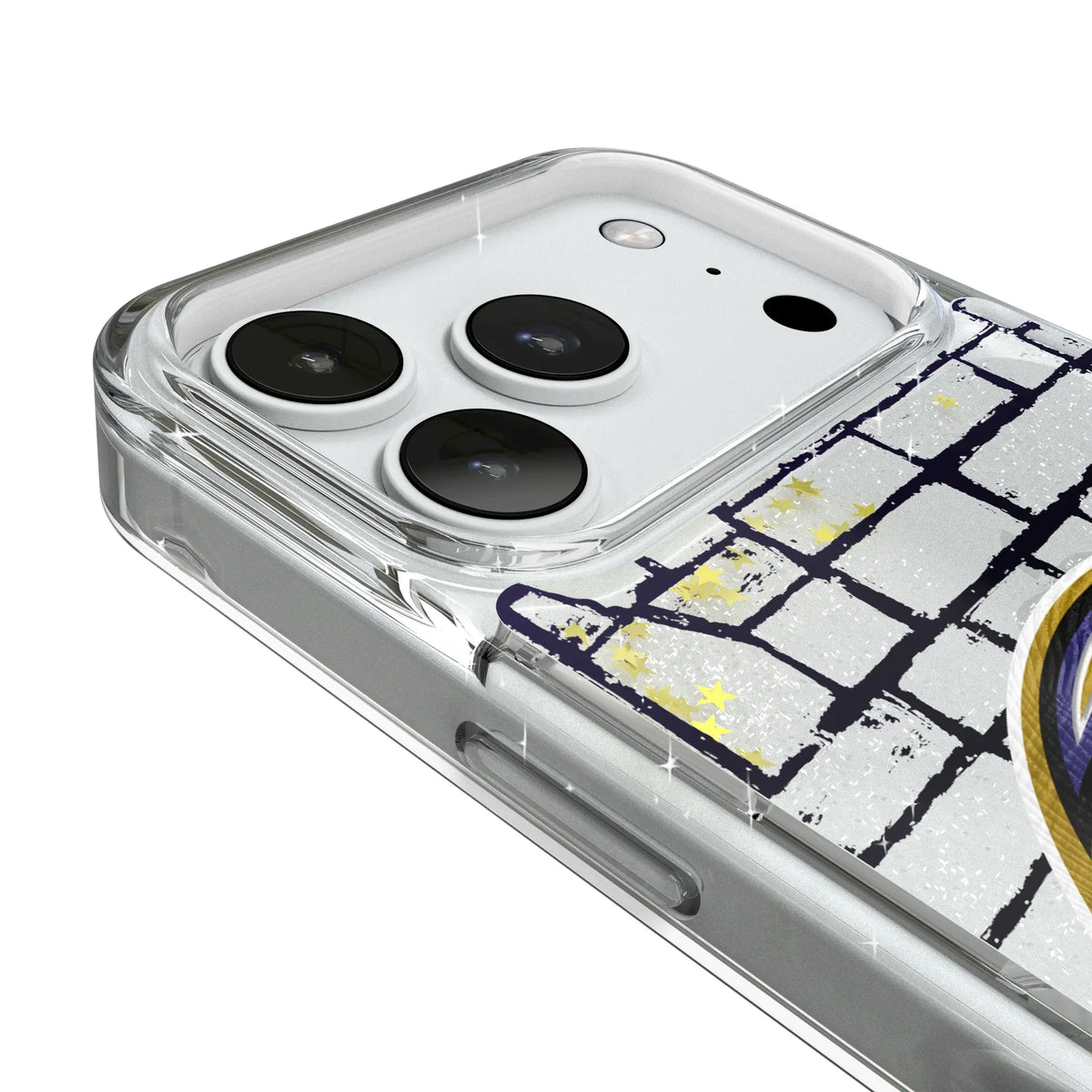 Baltimore Ravens Brick iPhone Glitter Phone Case for Apple iPhone - Detail#Device_iPhone 18 Pro