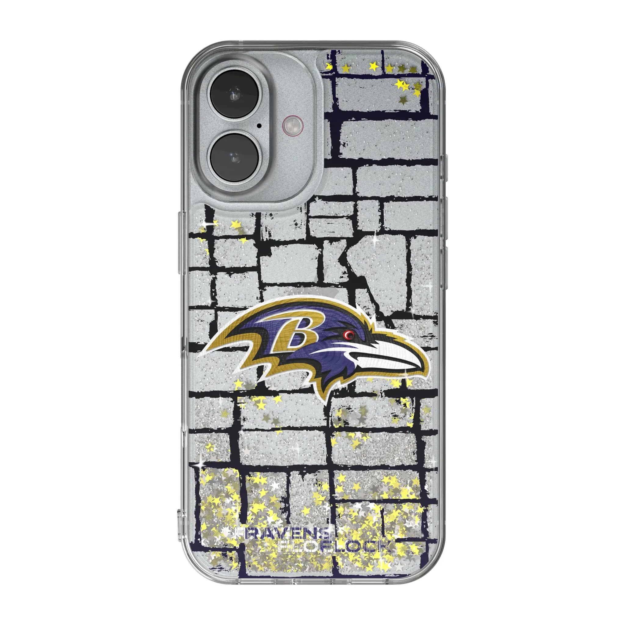 Baltimore Ravens Brick iPhone Glitter Phone Case for Apple iPhone