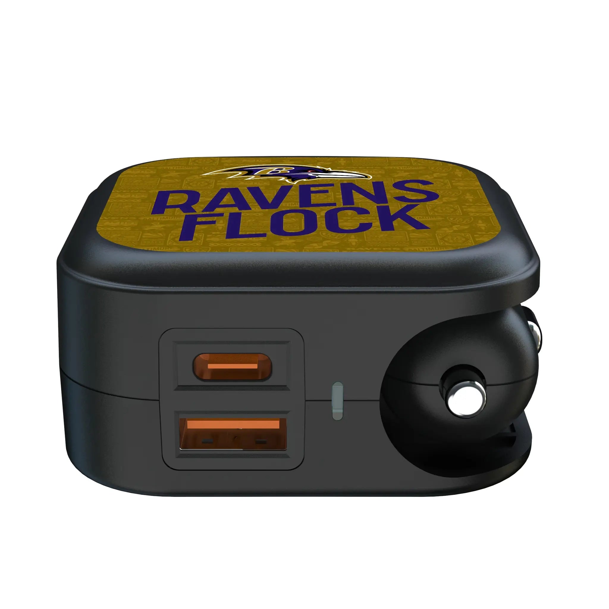Baltimore Ravens Deco 2 in 1 USB A/C Charger