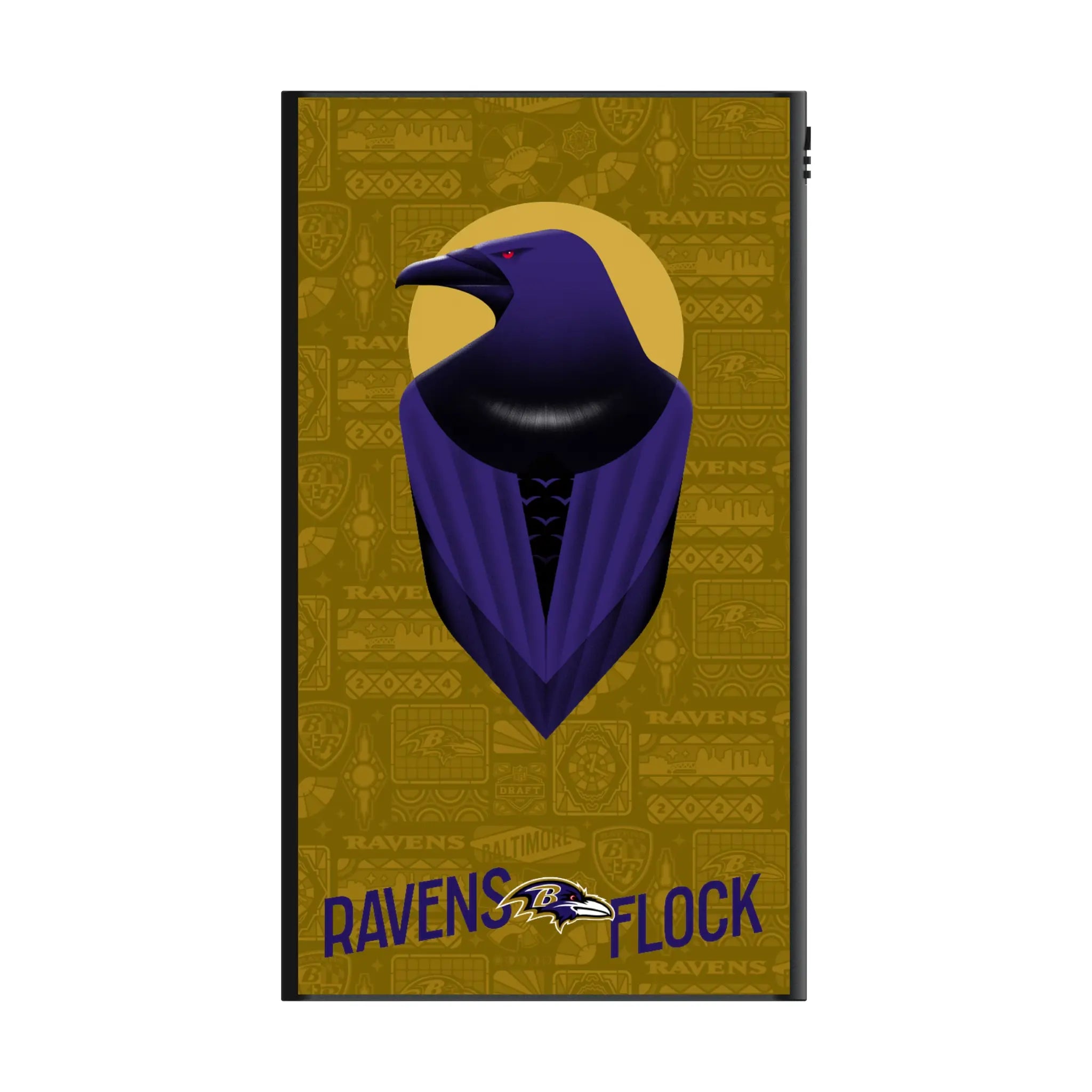 Baltimore Ravens Deco 5000mAh Flat Power Bank