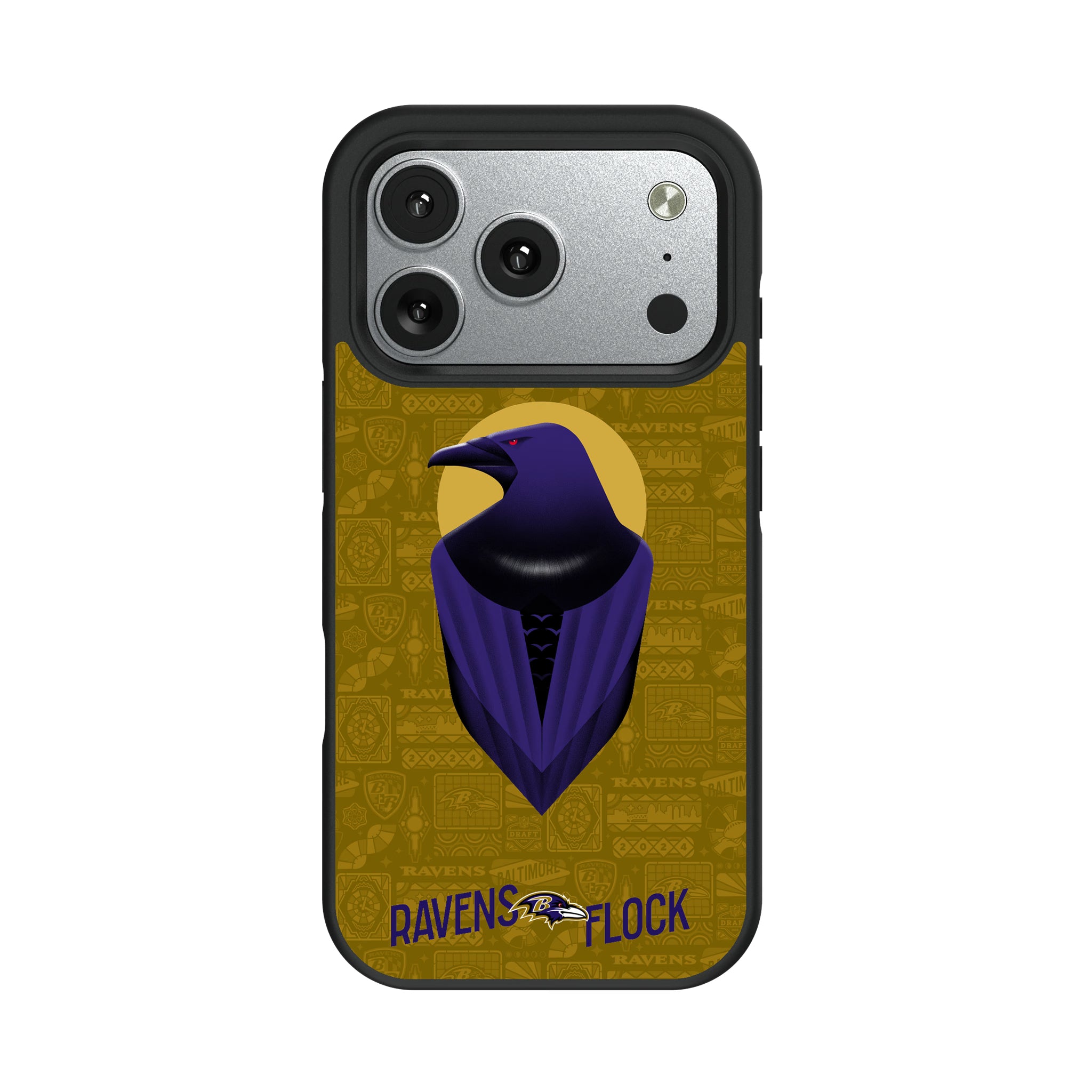 Baltimore Ravens Deco iPhone Bump Phone Case for Apple iPhone#Device_iPhone 17 Pro