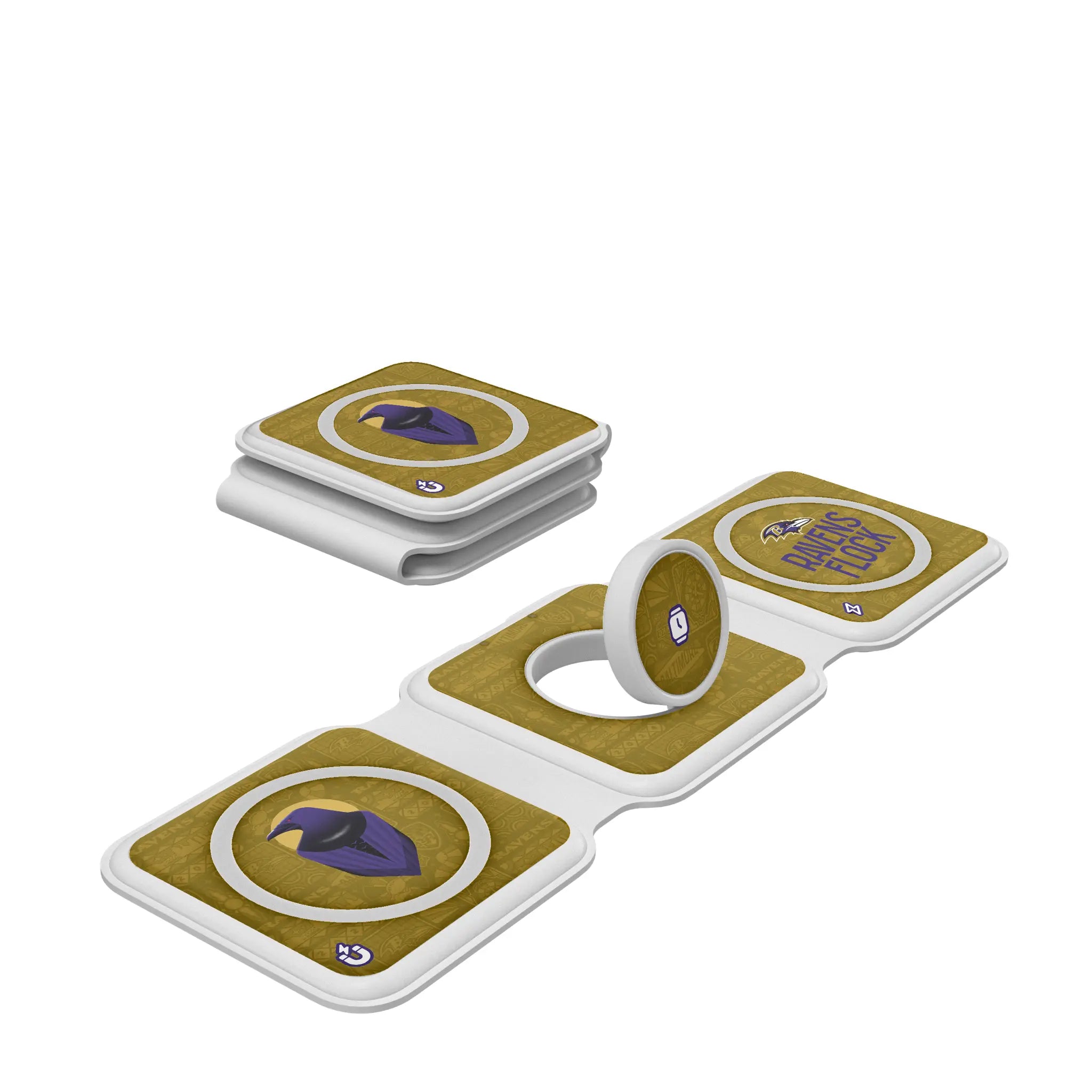 Baltimore Ravens Deco Foldable 3 in 1 Charger