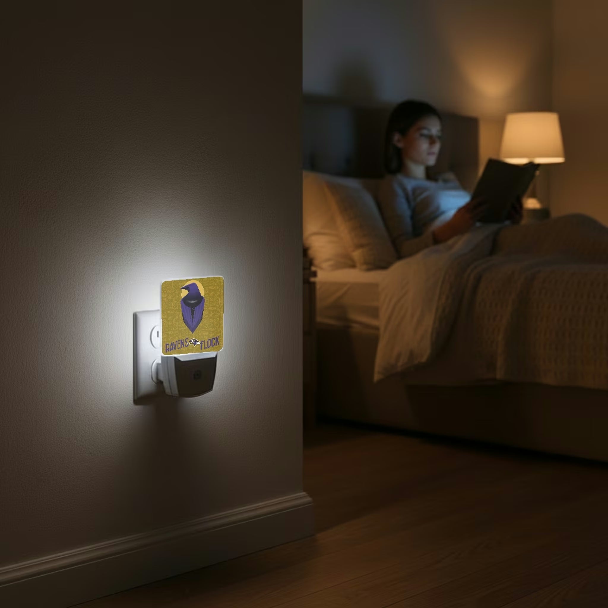 Baltimore Ravens Deco Night Light 2-Pack - Lifestyle