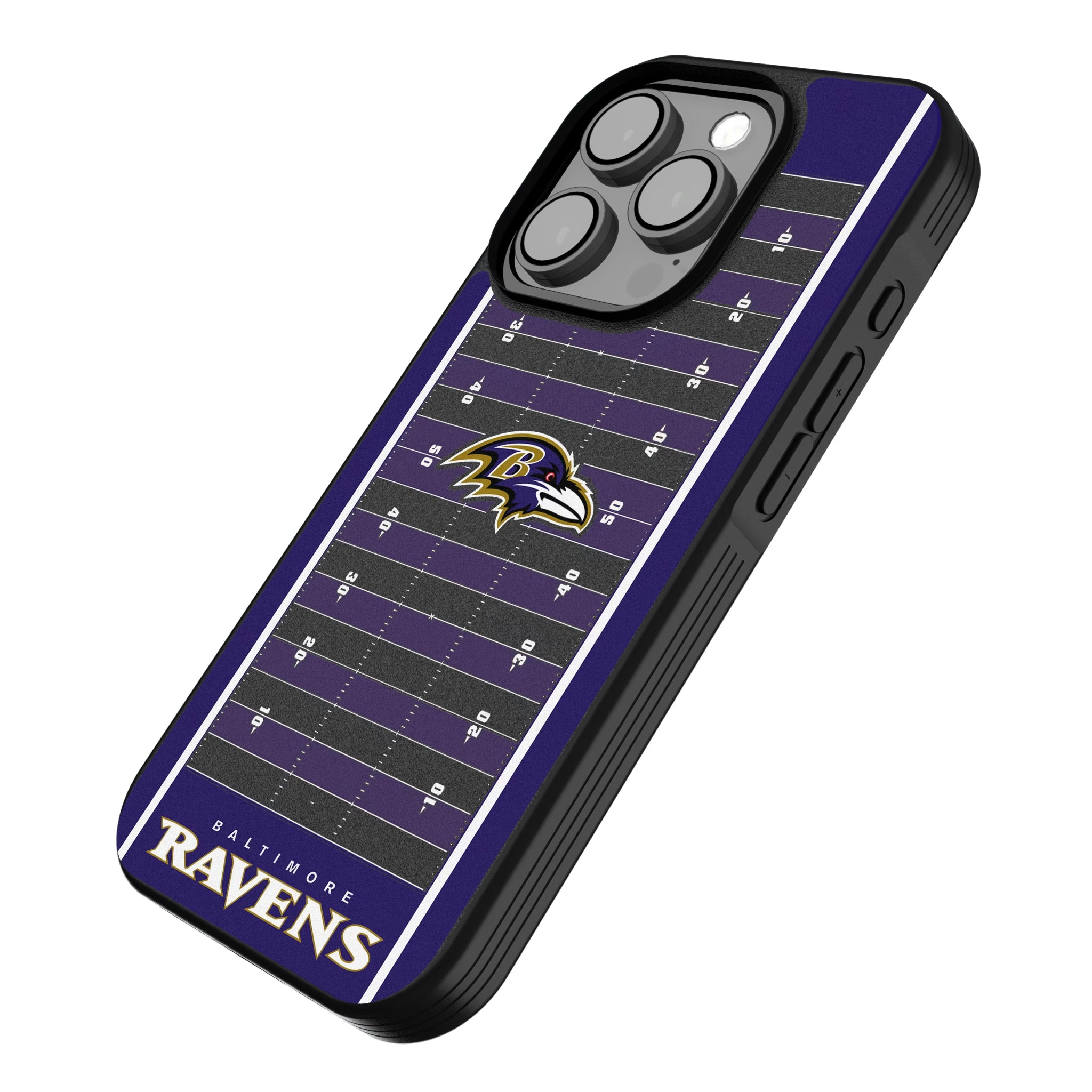 Baltimore Ravens Field iPhone Bump Phone Case for Apple iPhone - Isometric View