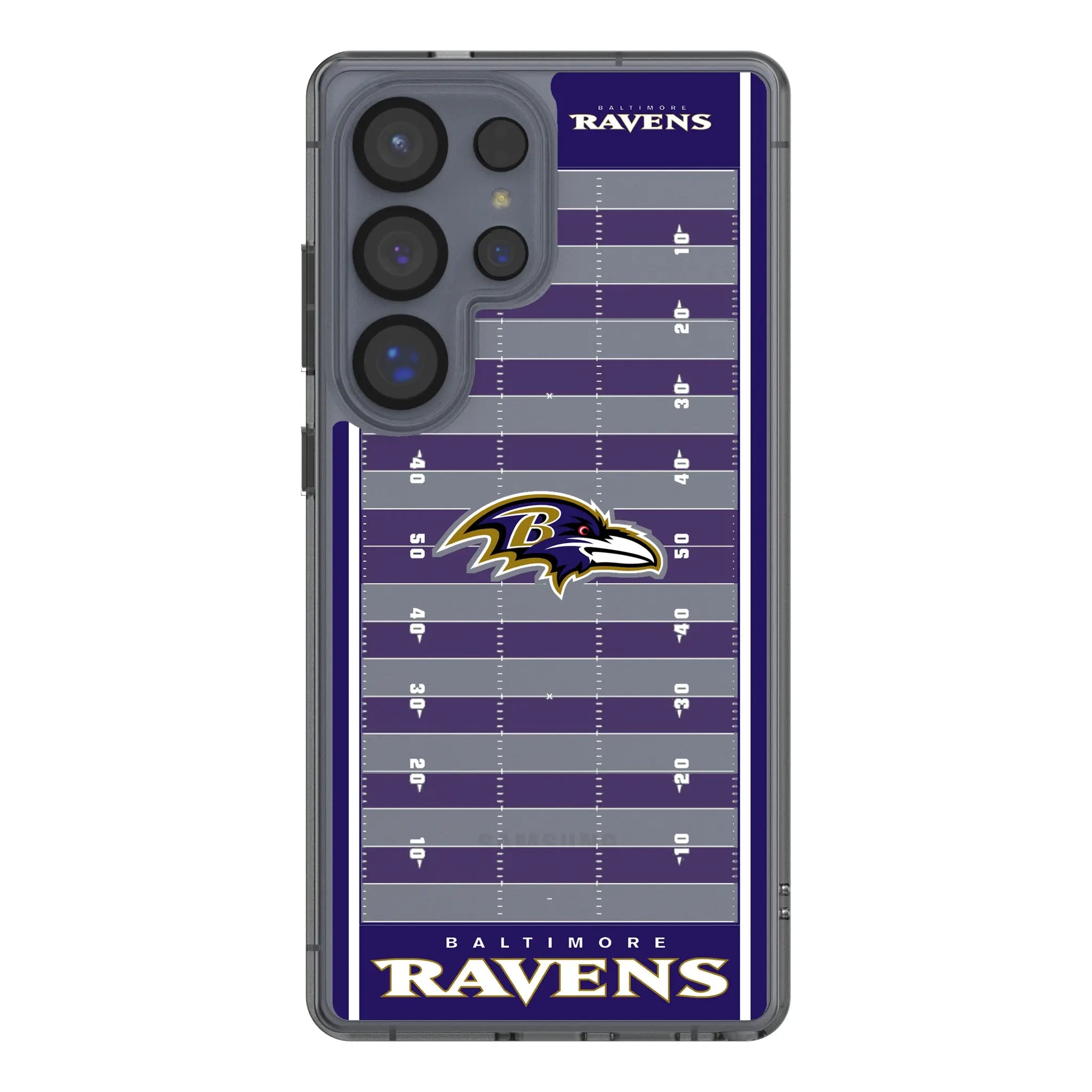 Baltimore Ravens Field Galaxy Clear Phone Case for Samsung Galaxy#Device_Galaxy S25 Ultra