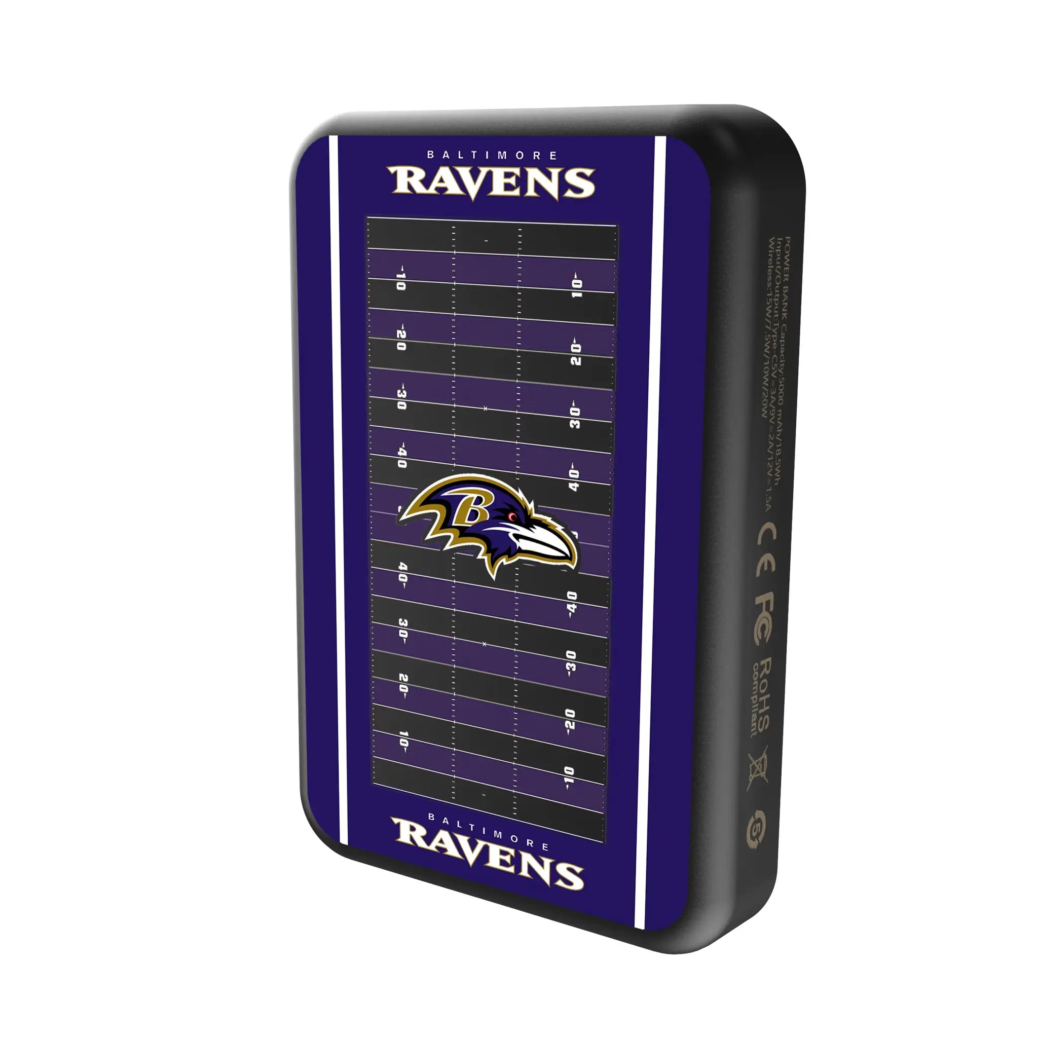 Baltimore Ravens Field Wireless Mag Power Bank