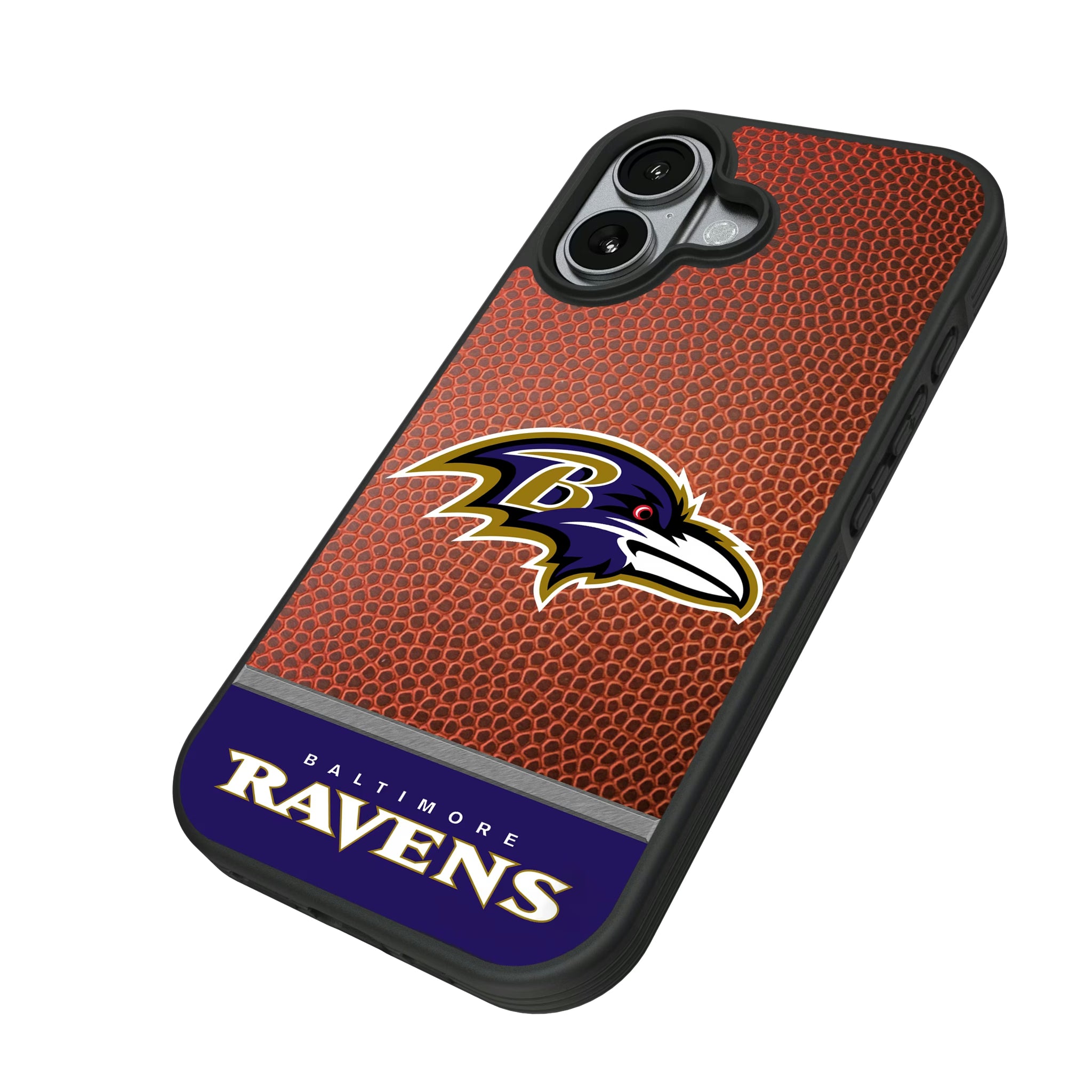 Baltimore Ravens Football Wordmark iPhone Bump Phone Case for Apple iPhone - Isometric View#Device_iPhone 17