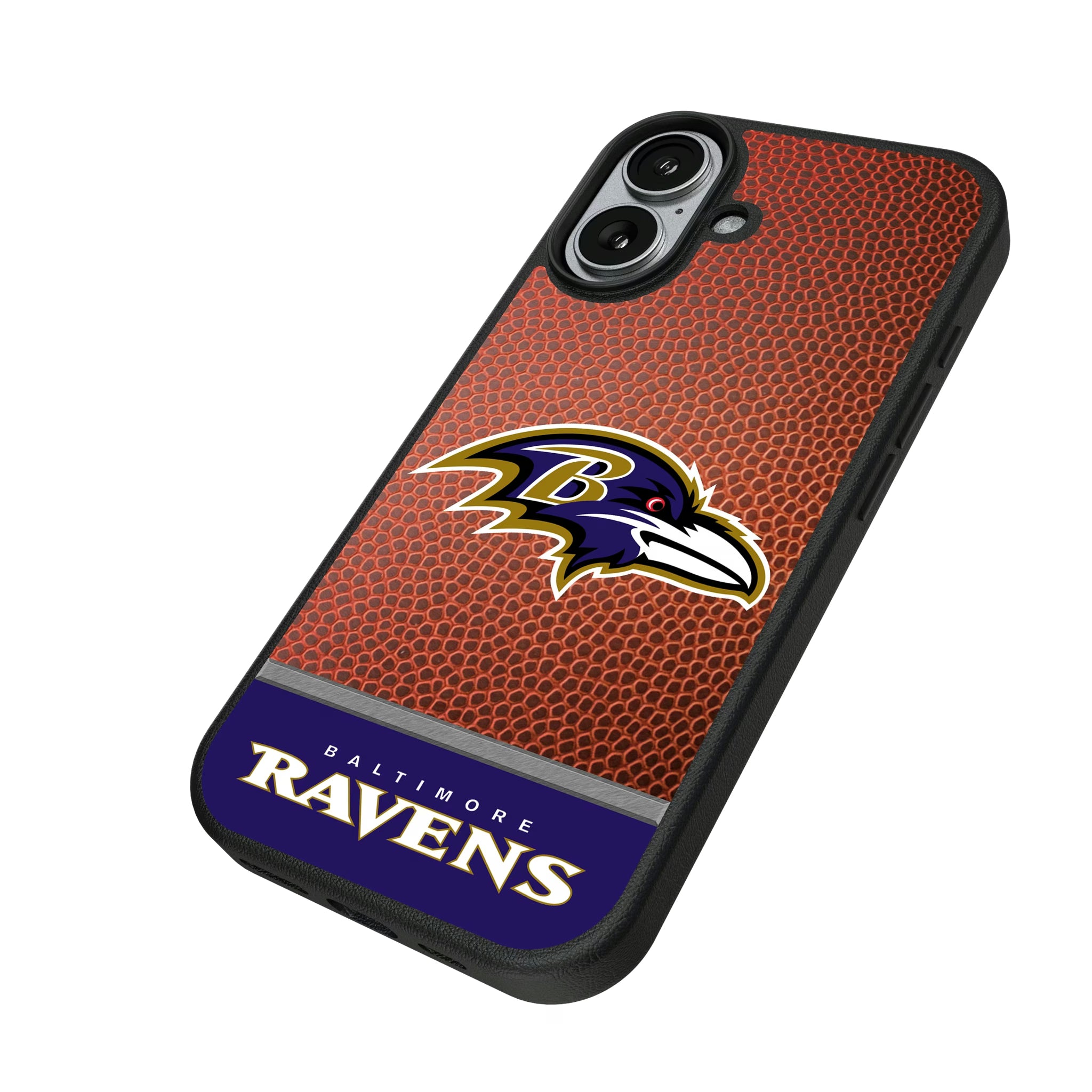 Baltimore Ravens Football Wordmark iPhone MagSafe Compatible Phone Case for Apple iPhone - Isometric View#Device_iPhone 17