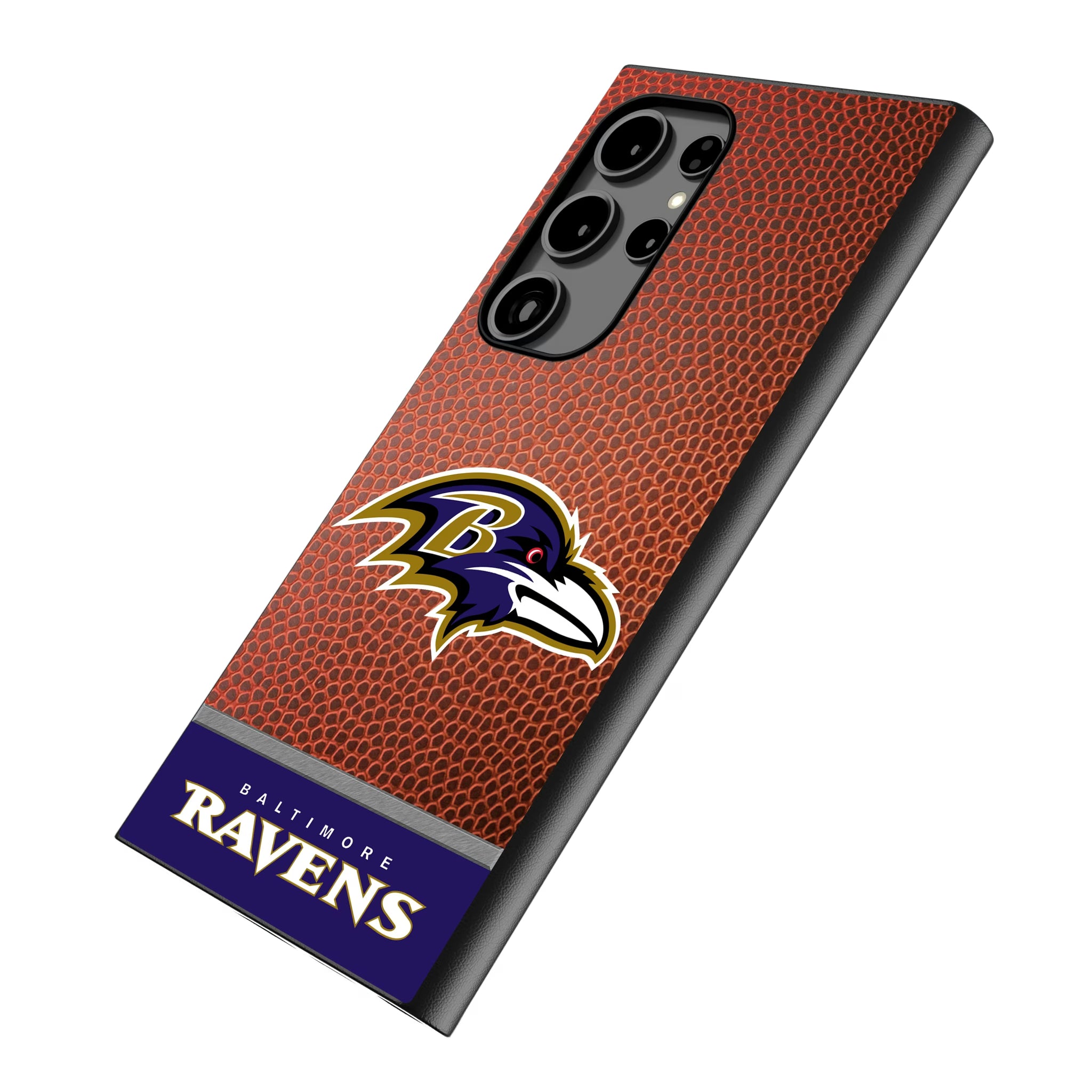 Baltimore Ravens Football Wordmark Galaxy MagSafe Compatible Phone Case for Samsung Galaxy - Isometric View