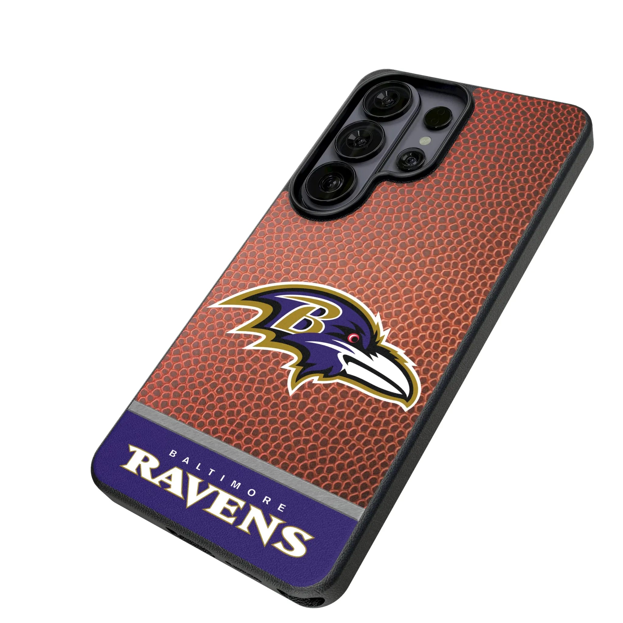 Baltimore Ravens Football Wordmark Galaxy MagSafe Compatible Phone Case for Samsung Galaxy - Isometric View#Device_Galaxy S26 Ultra