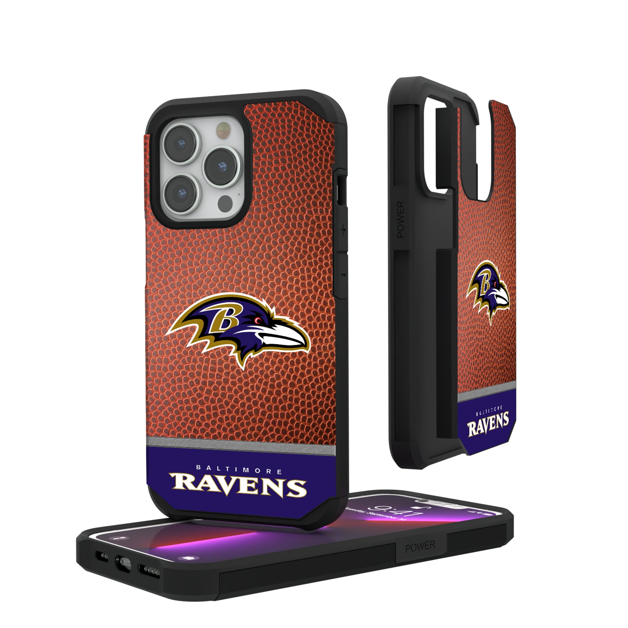 Baltimore Ravens Football Wordmark iPhone Rugged Phone Case for Apple iPhone