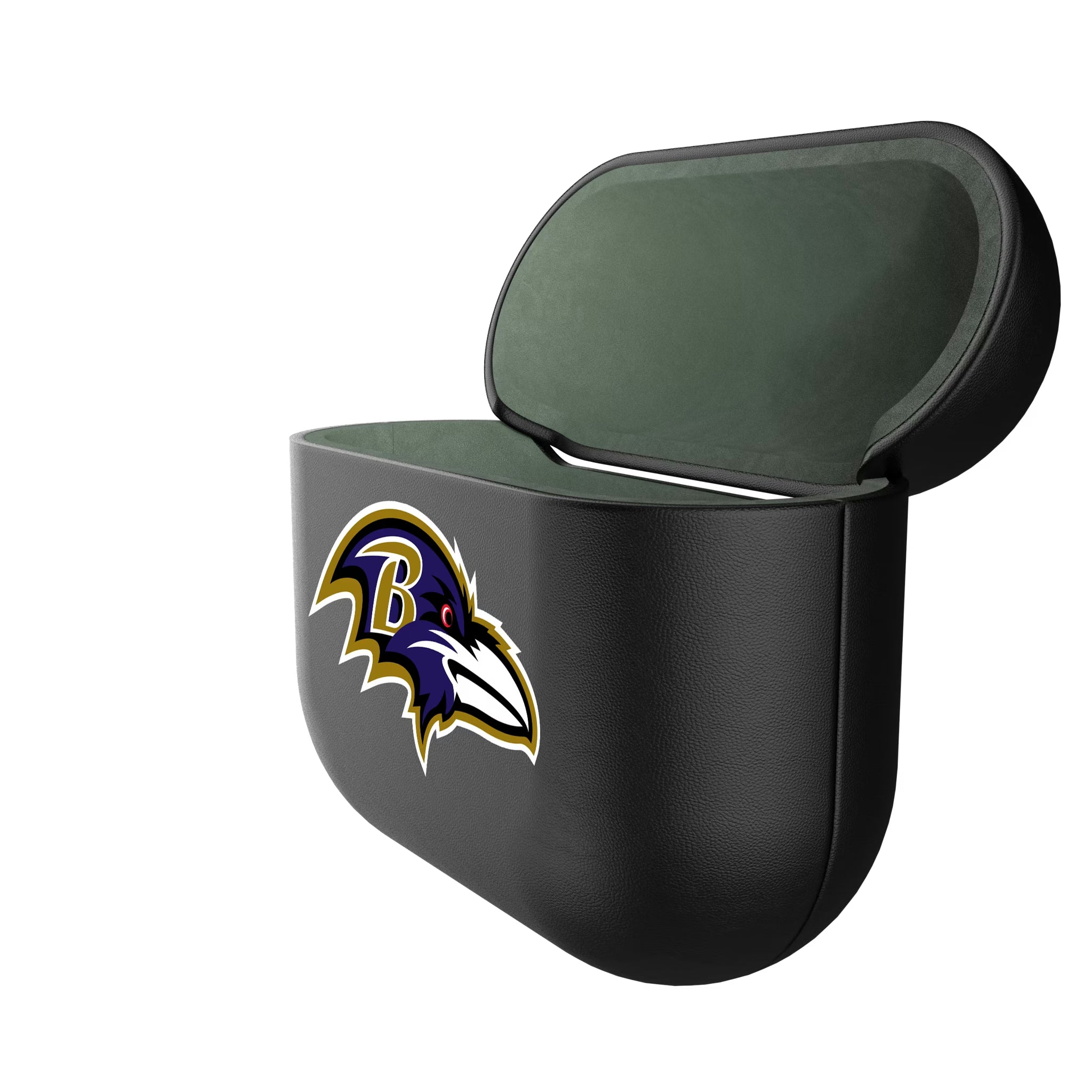 Baltimore Ravens Insignia AirPods AirPod Case Cover - Isometric View#Device_AirPods 3rd Gen
