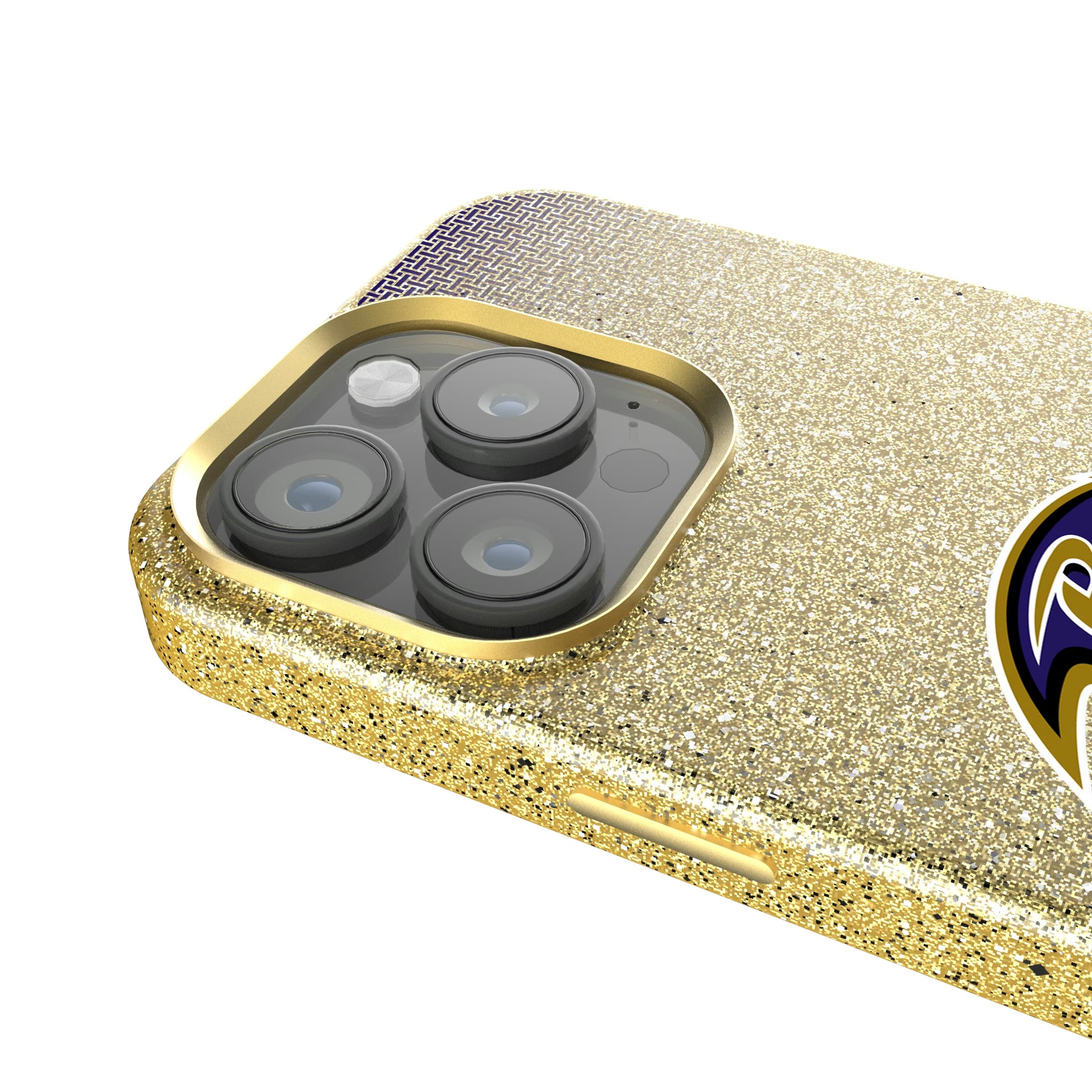 Baltimore Ravens Linen iPhone Bling Phone Case for Apple iPhone - Detail
