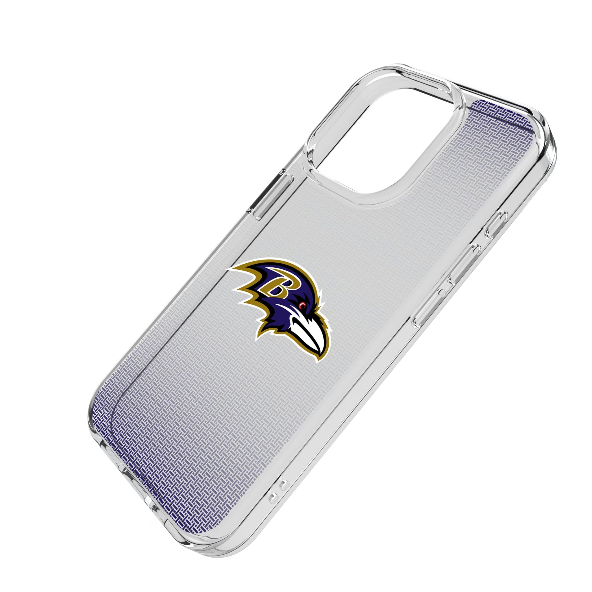 Baltimore Ravens Linen iPhone Clear Phone Case for Apple iPhone - Isometric View