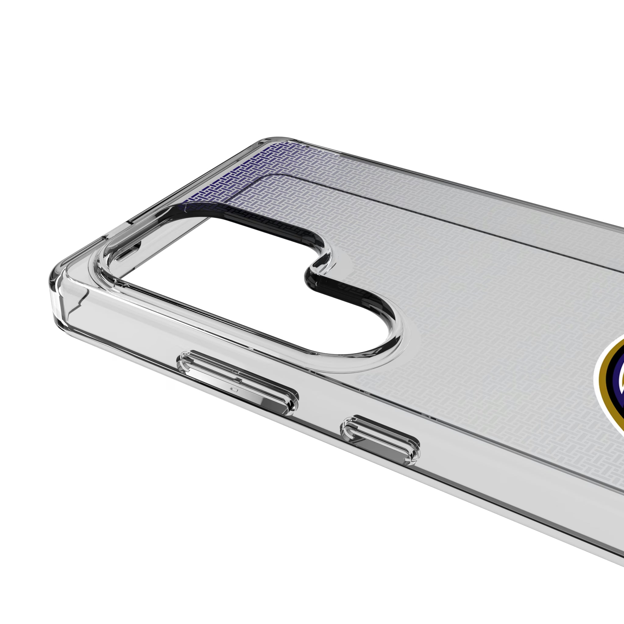 Baltimore Ravens Linen Galaxy Clear Phone Case for Samsung Galaxy - Detail