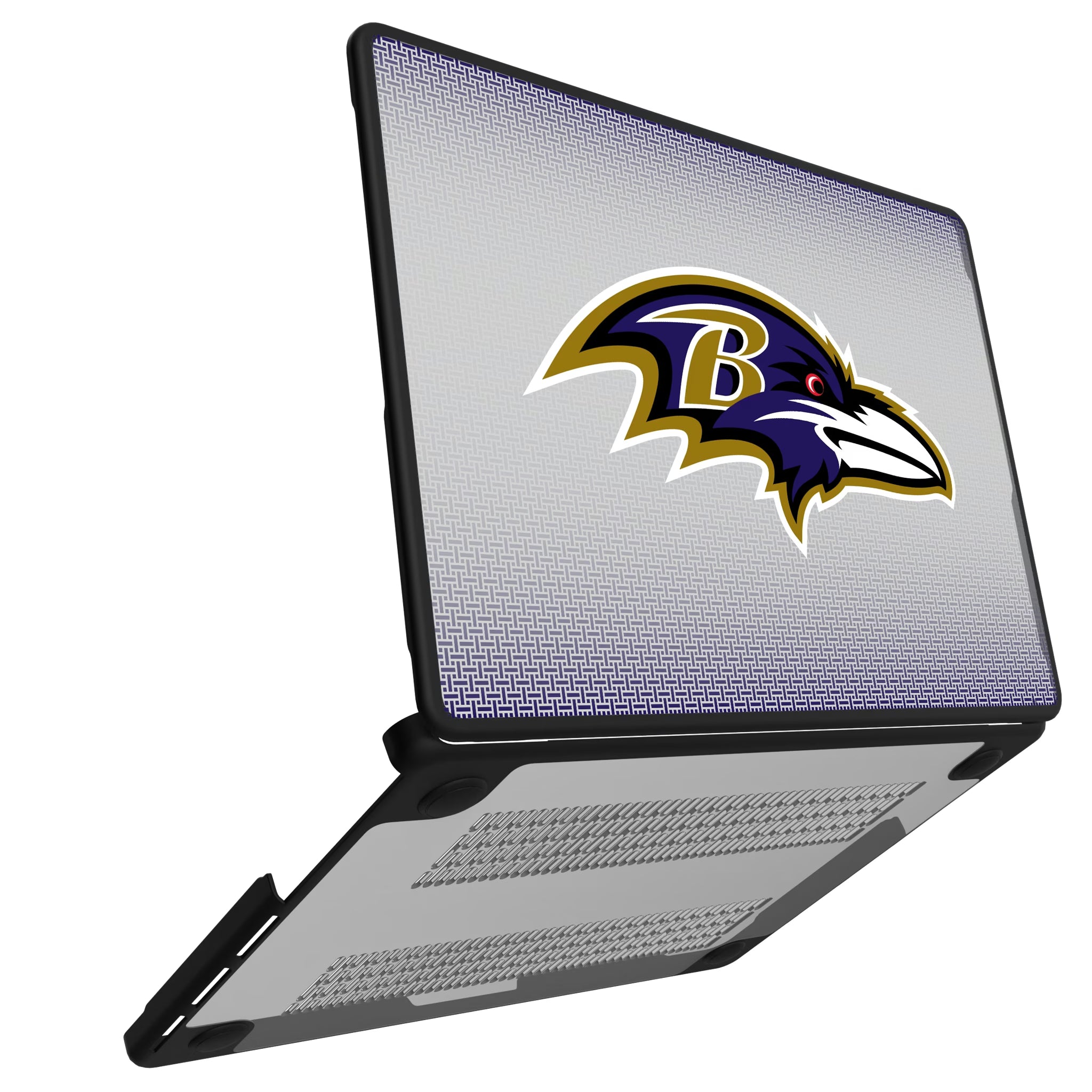 Baltimore Ravens Linen MacBook Laptop Case for Apple MacBook#Device_MacBook Pro (14-inch, 2021) / MacBook Pro (14-inch, 2023) / MacBook Pro (14-inch, 2024)