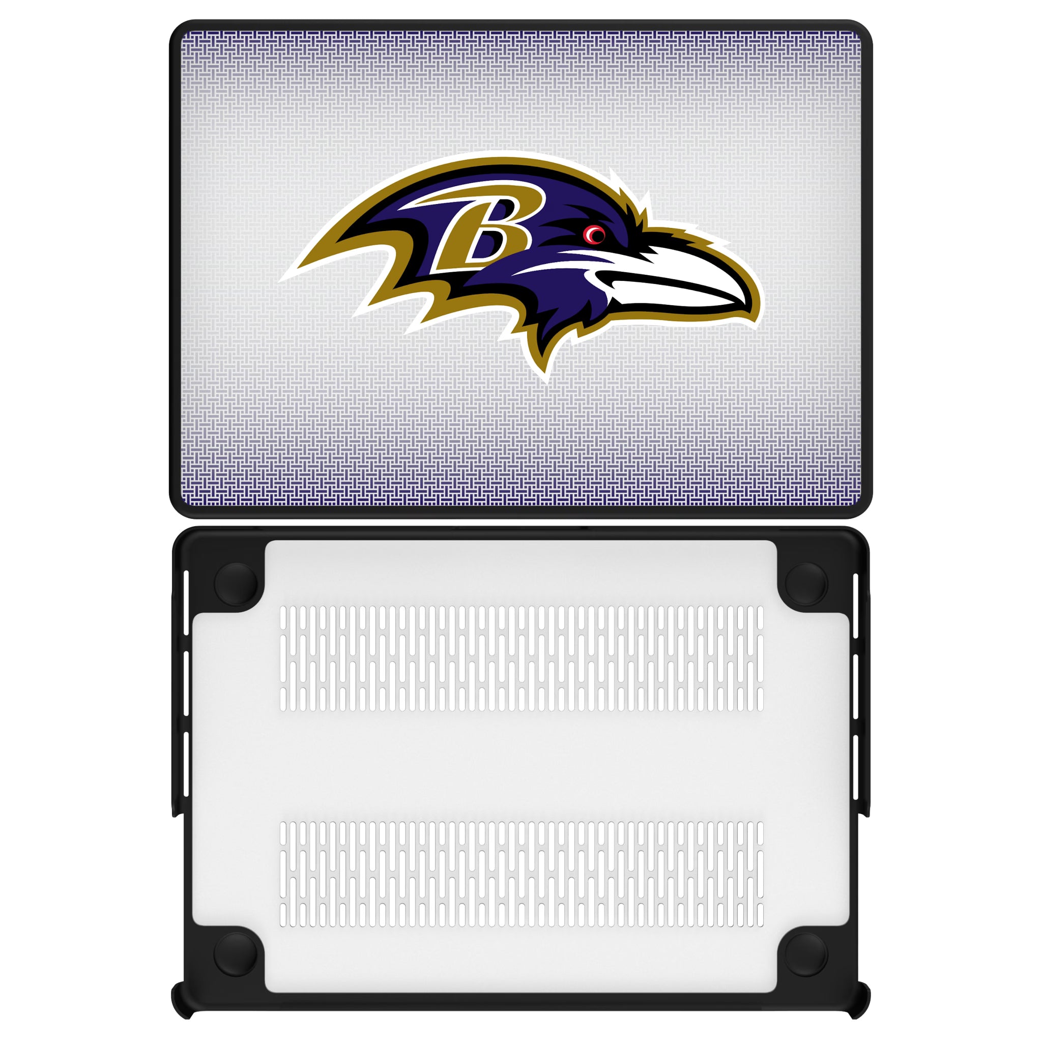 Baltimore Ravens Linen MacBook Laptop Case for Apple MacBook#Device_MacBook Pro (14-inch, 2021) / MacBook Pro (14-inch, 2023) / MacBook Pro (14-inch, 2024)