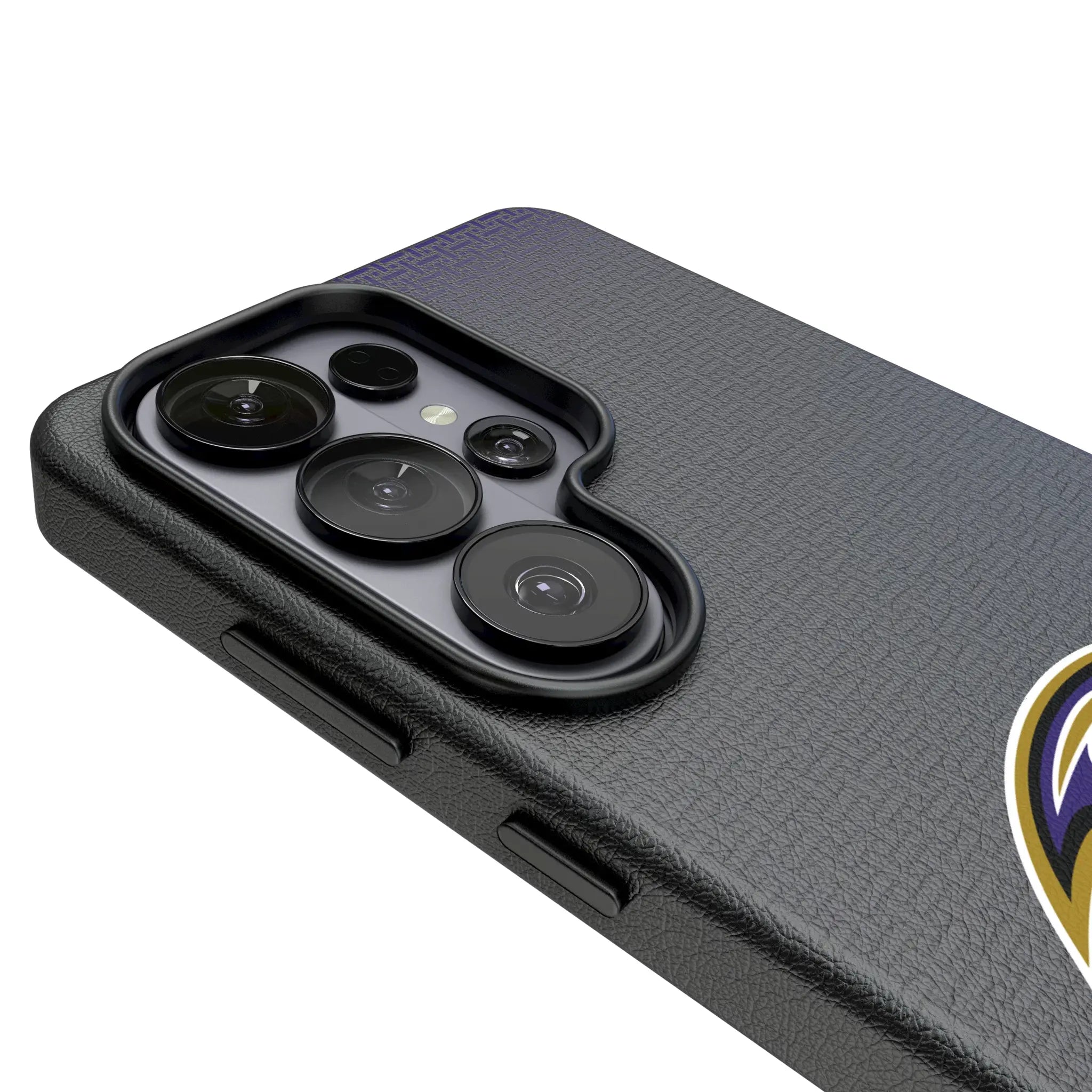 Baltimore Ravens Linen Galaxy MagSafe Compatible Phone Case for Samsung Galaxy - Detail#Device_Galaxy S26 Ultra