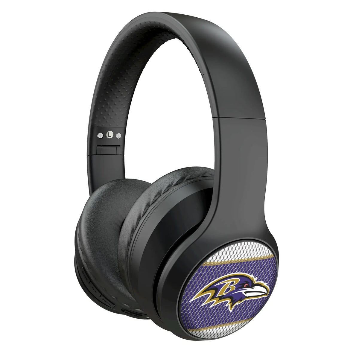 Baltimore Ravens Mesh Wireless Over-Ear Headphones With Case