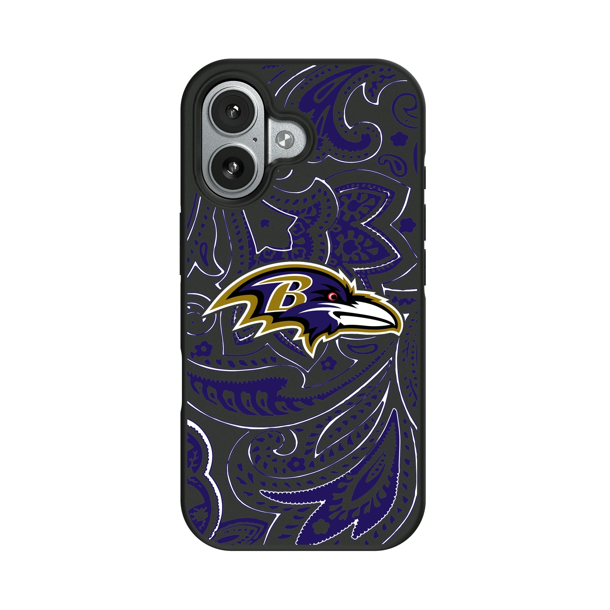Baltimore Ravens Paisley iPhone Bump Phone Case for Apple iPhone#Device_iPhone 17