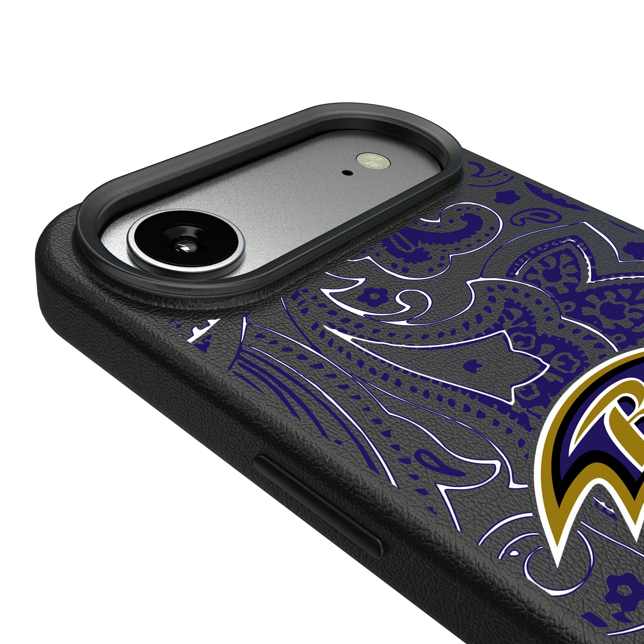 Baltimore Ravens Paisley iPhone MagSafe Compatible Phone Case for Apple iPhone - Detail#Device_iPhone Air