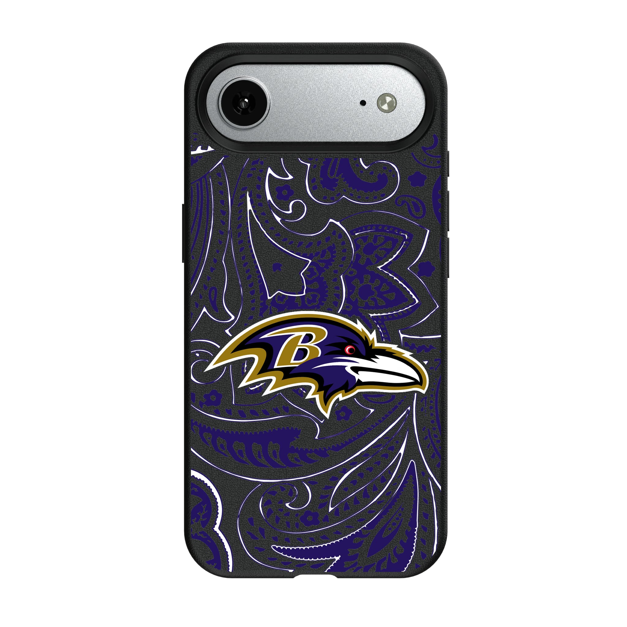 Baltimore Ravens Paisley iPhone MagSafe Compatible Phone Case for Apple iPhone#Device_iPhone Air