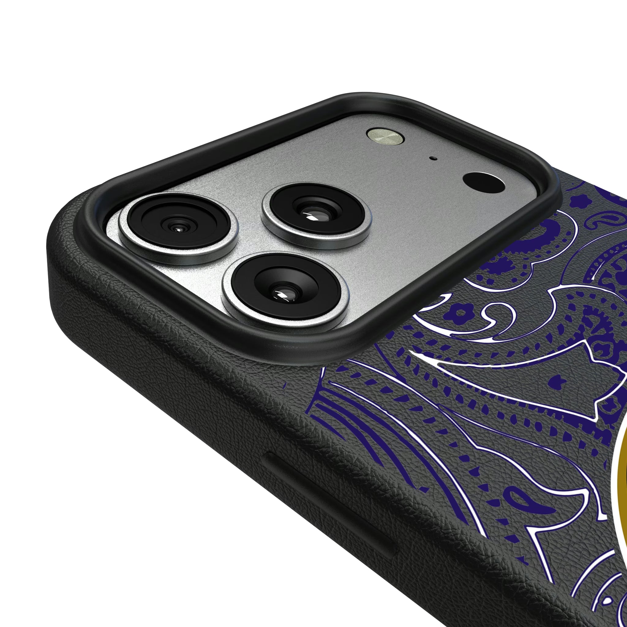 Baltimore Ravens Paisley iPhone MagSafe Compatible Phone Case for Apple iPhone - Detail#Device_iPhone 17 Pro Max